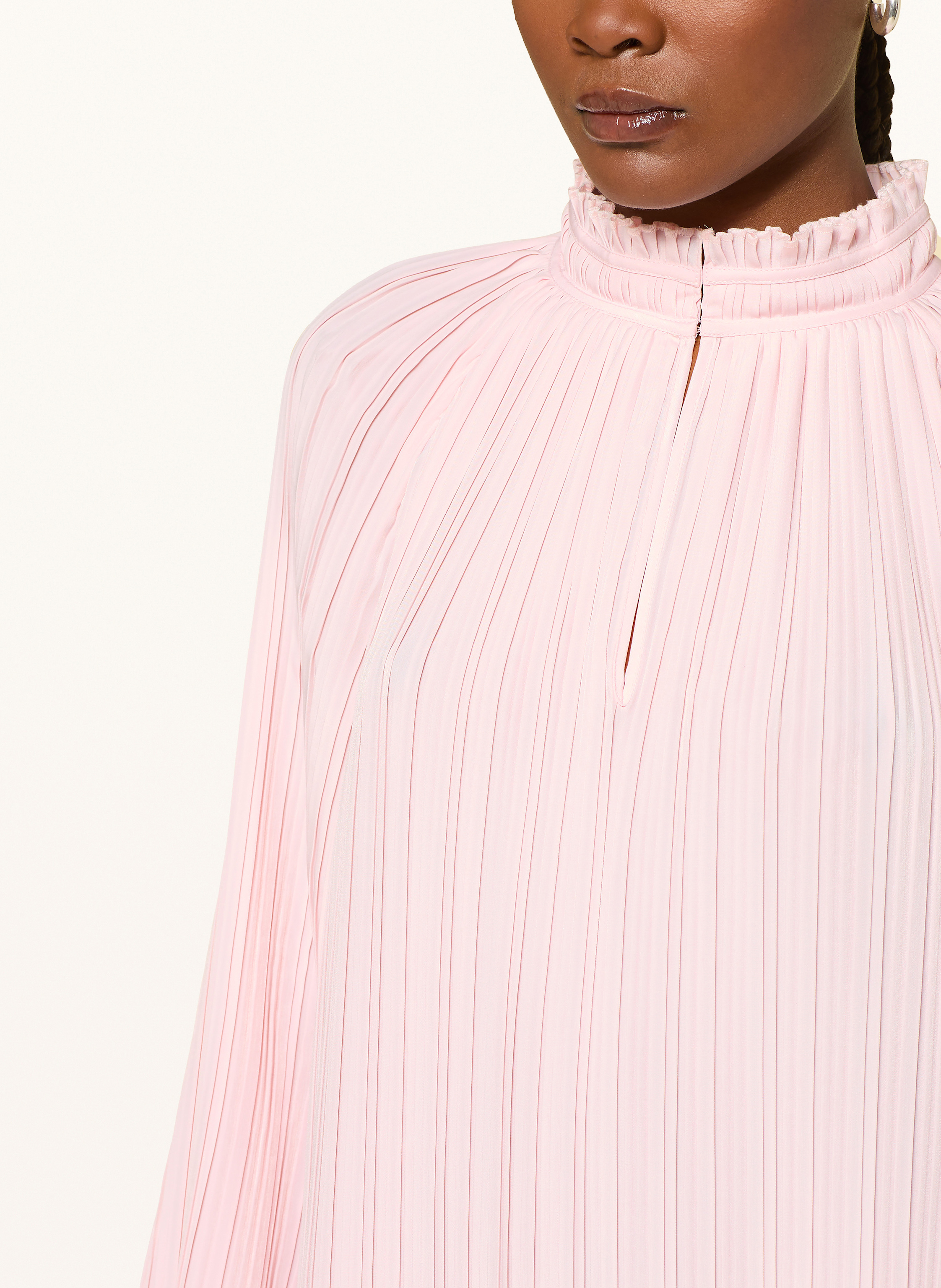 Thumbnail - Mrs & Hugs Plisseekleid rosa