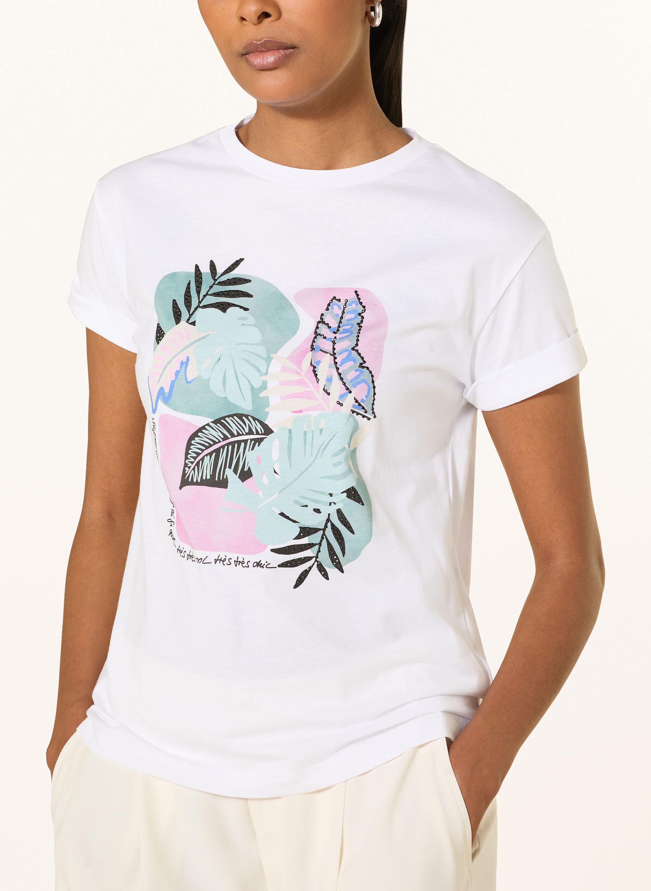 Thumbnail - Darling Harbour T-Shirt Mit Schmucksteinen weiss