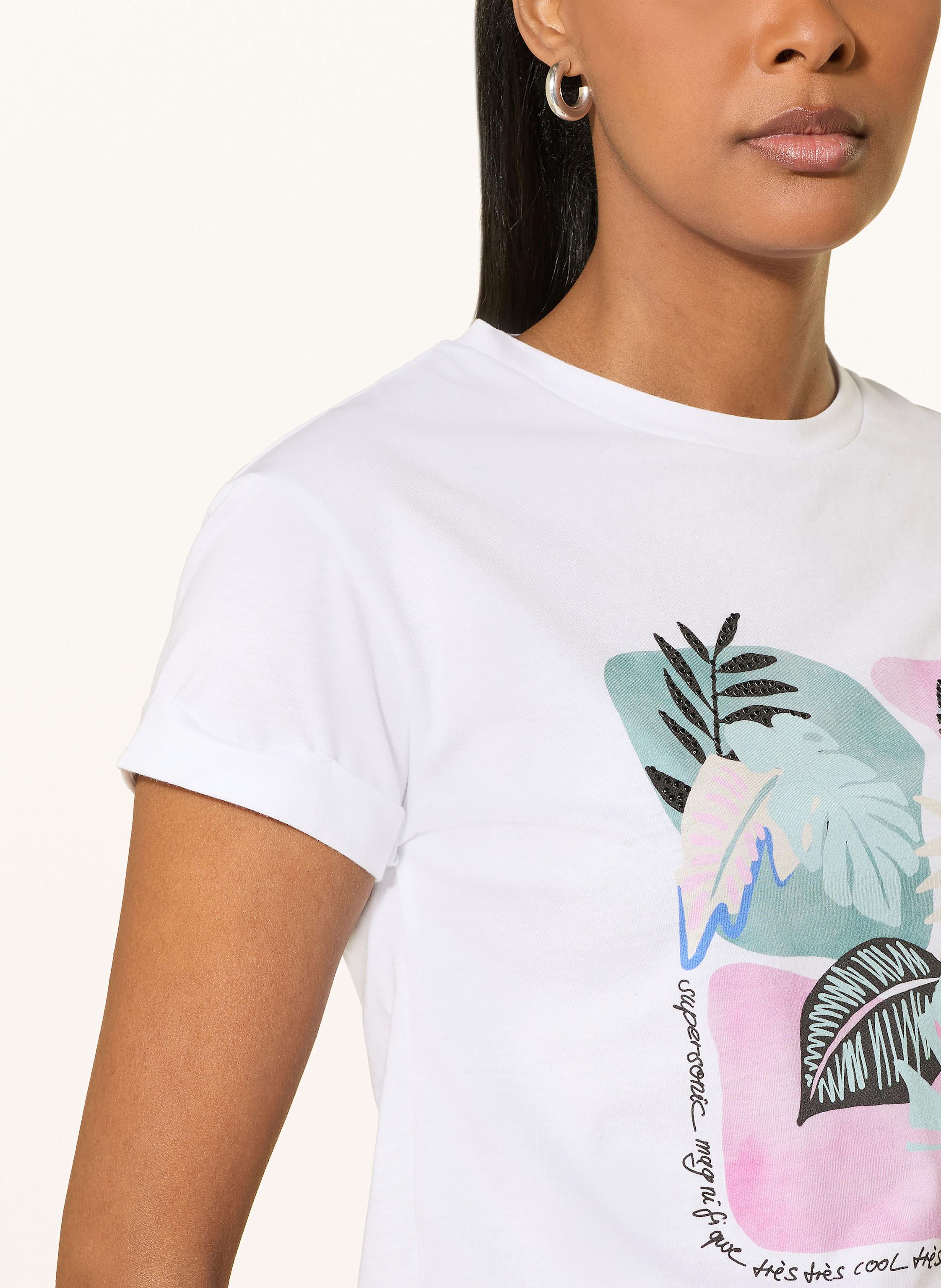 Thumbnail - Darling Harbour T-Shirt Mit Schmucksteinen weiss