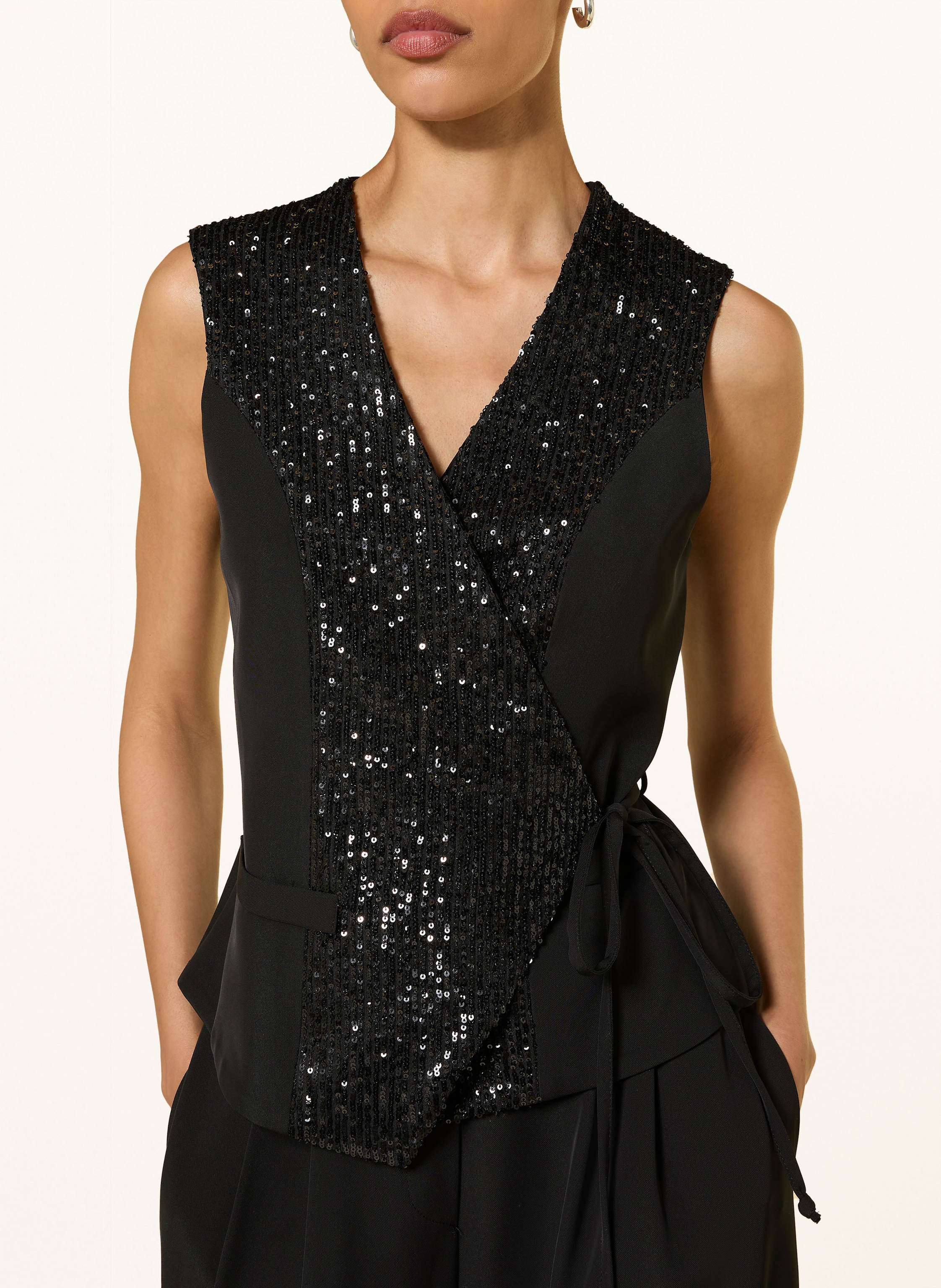 Thumbnail - Anna's Weste Mit Pailletten schwarz