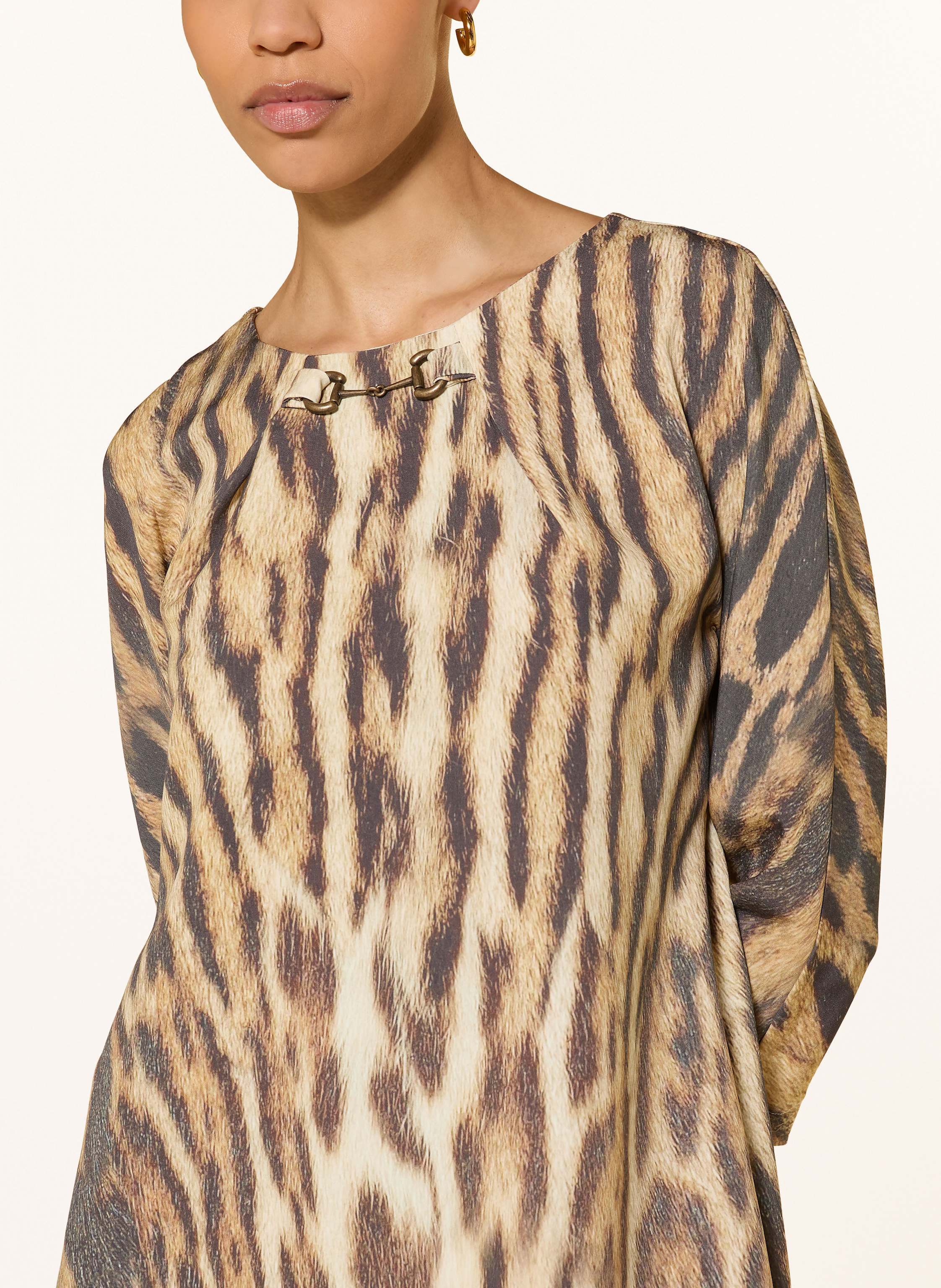 Thumbnail - Anna's Kleid Mit 3/4-Arm braun