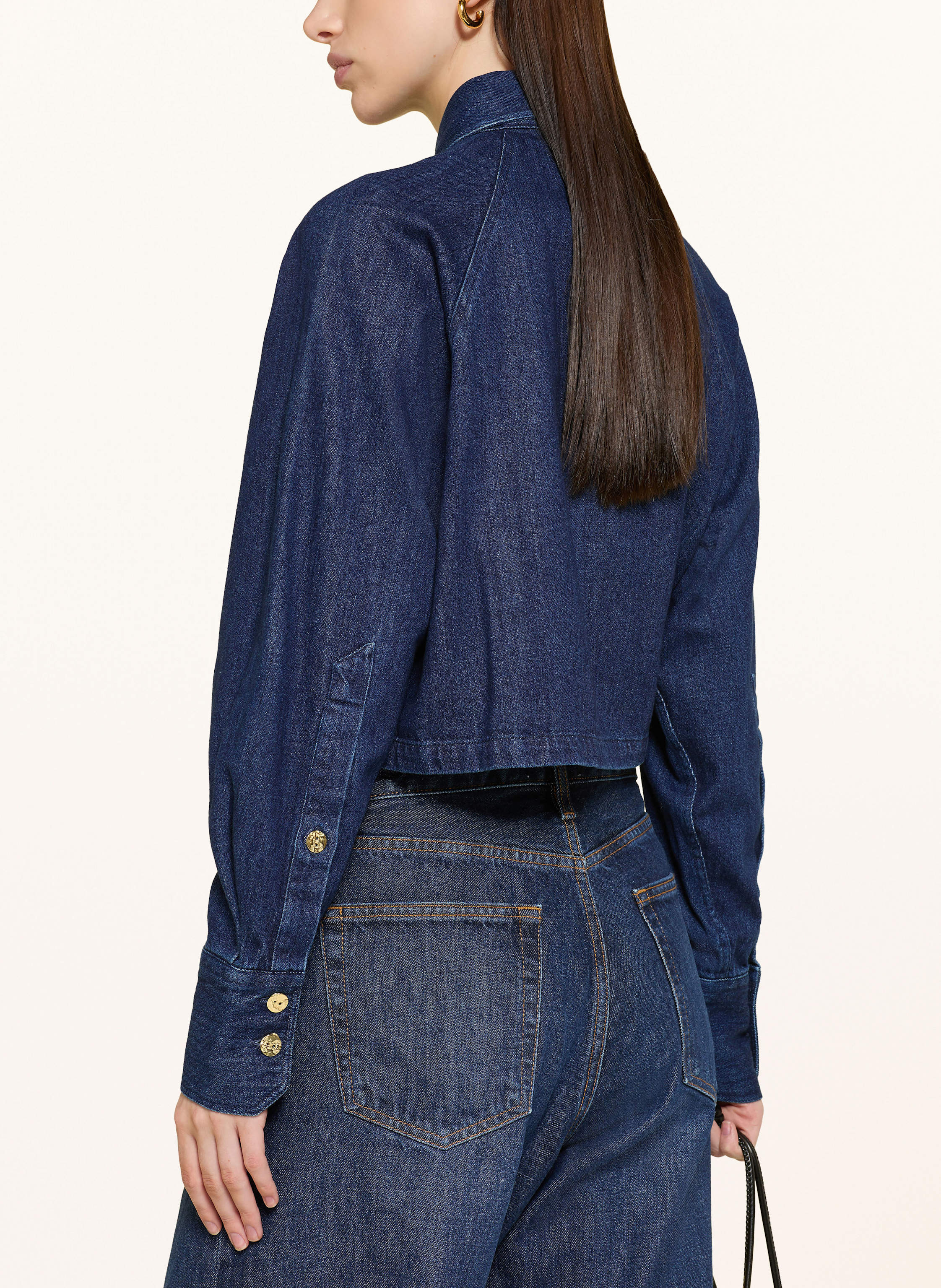 Thumbnail - Sosue Jeansbluse Hanna blau