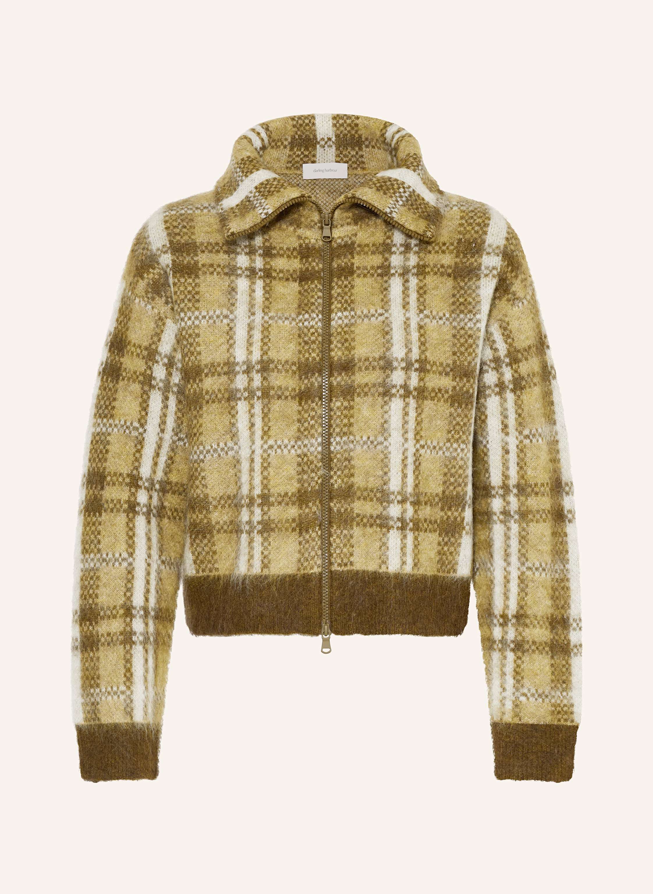 Darling Harbour Strickjacke Mit Alpaka gruen