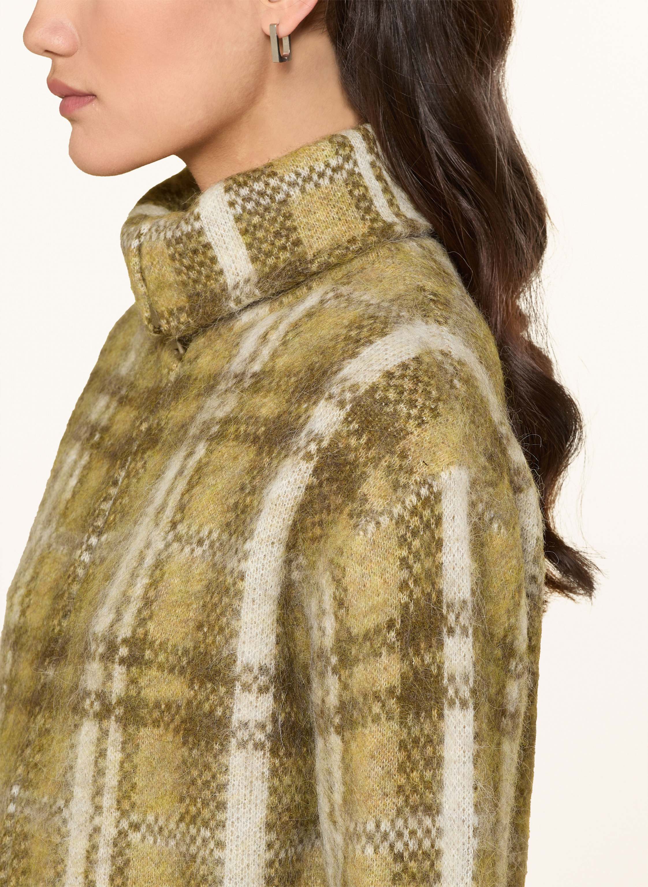 Thumbnail - Darling Harbour Strickjacke Mit Alpaka gruen