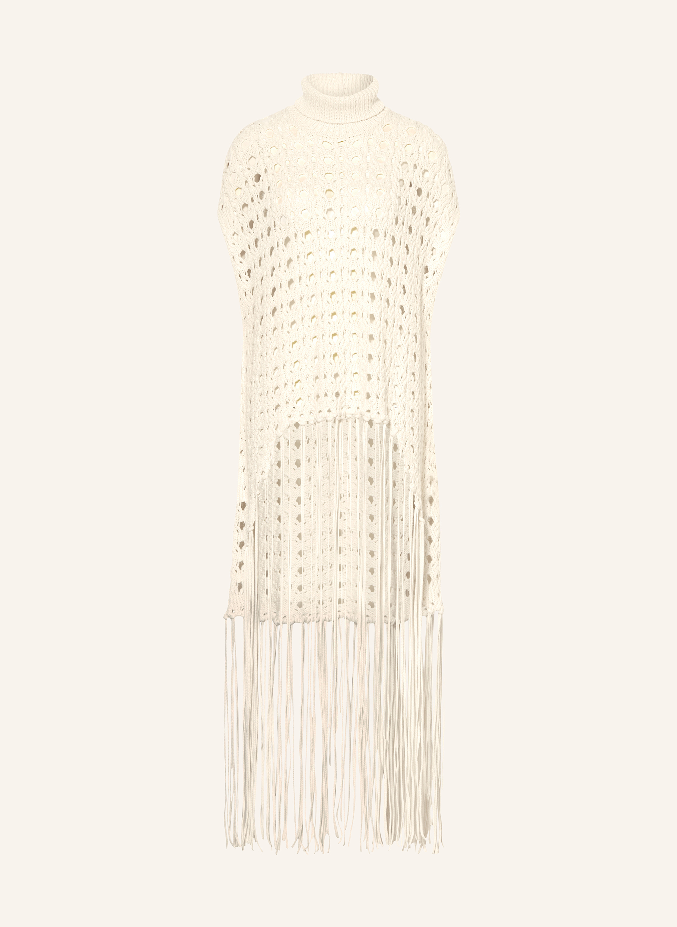 fabiana filippi ベージュ ハニカム編み ポンチョ FABIANA FILIPPI Poncho in ecru