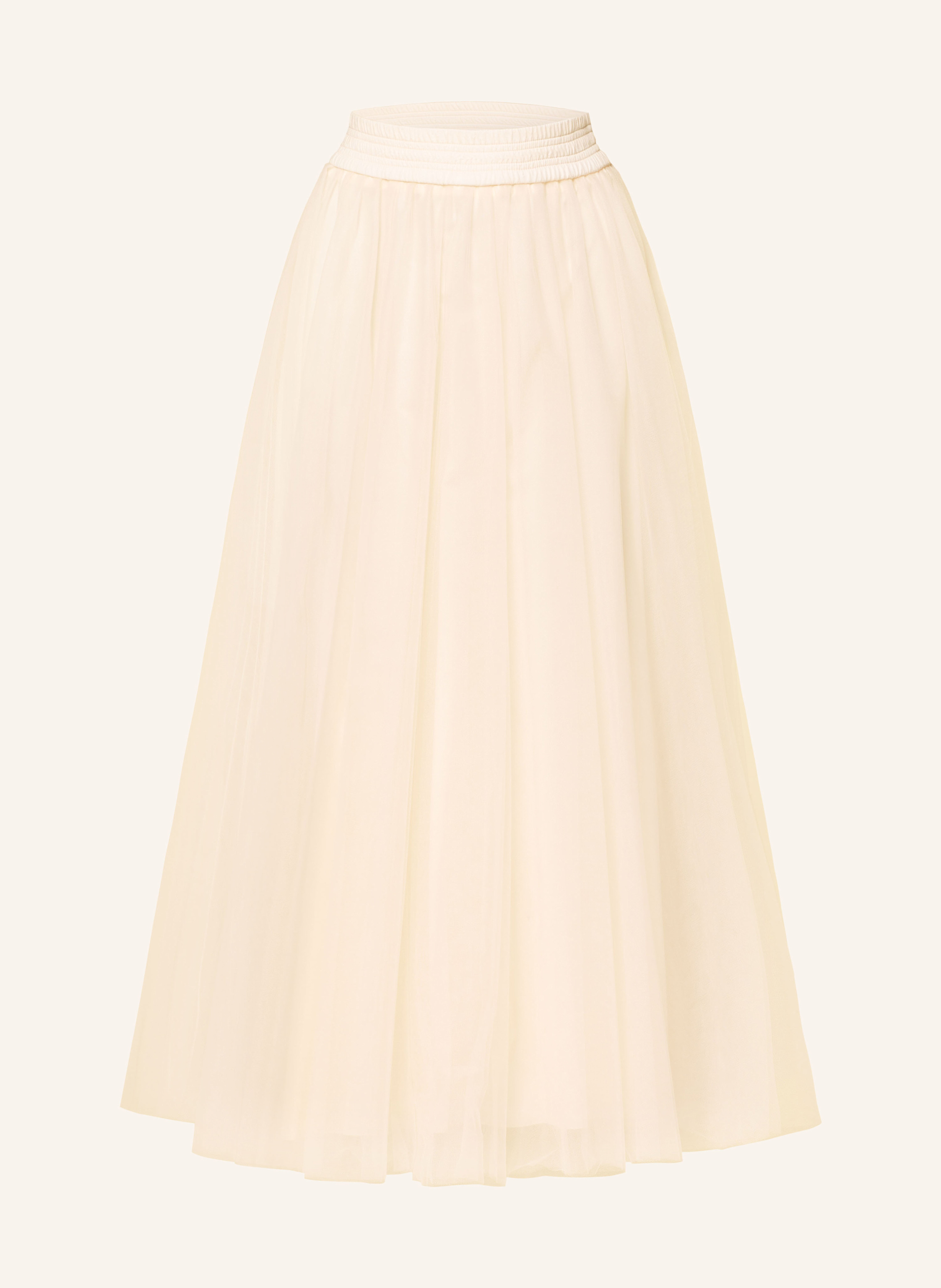 FABIANA FILIPPI Tulle skirt in cream