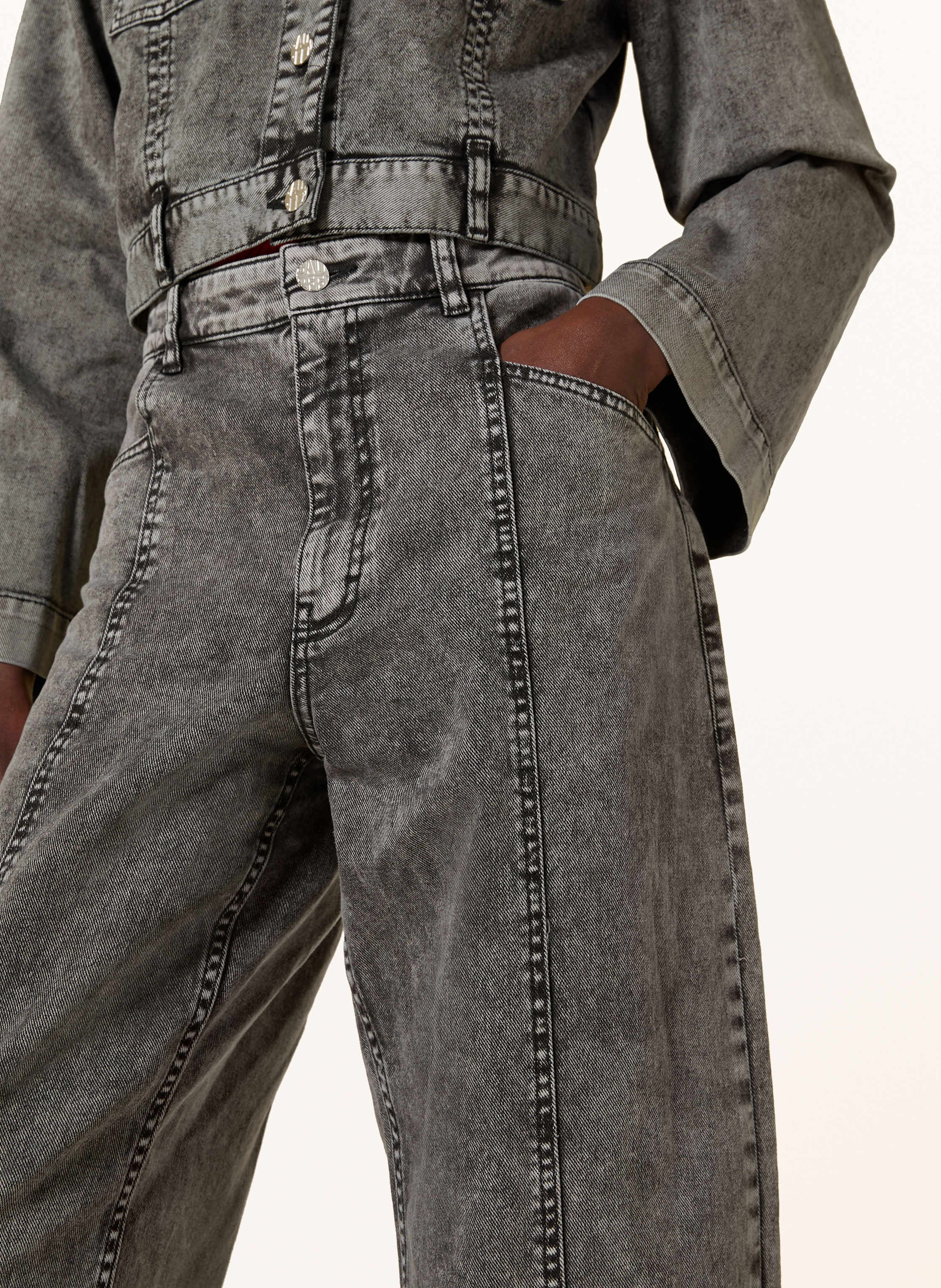 Thumbnail - Baum Und Pferdgarten Straight Jeans Nara schwarz