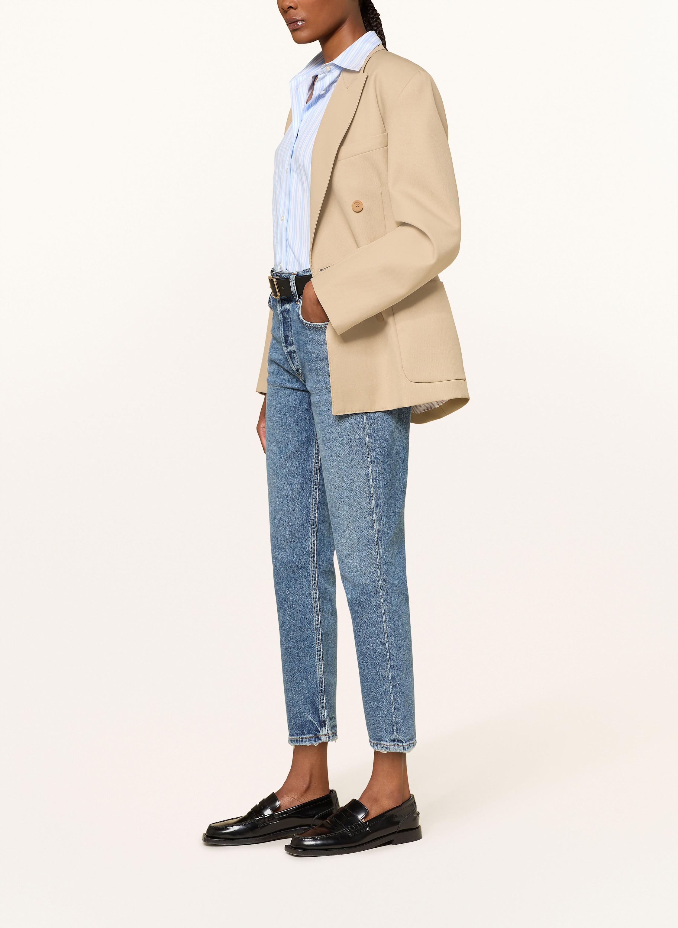 Thumbnail - Agolde Straight Jeans Riley blau