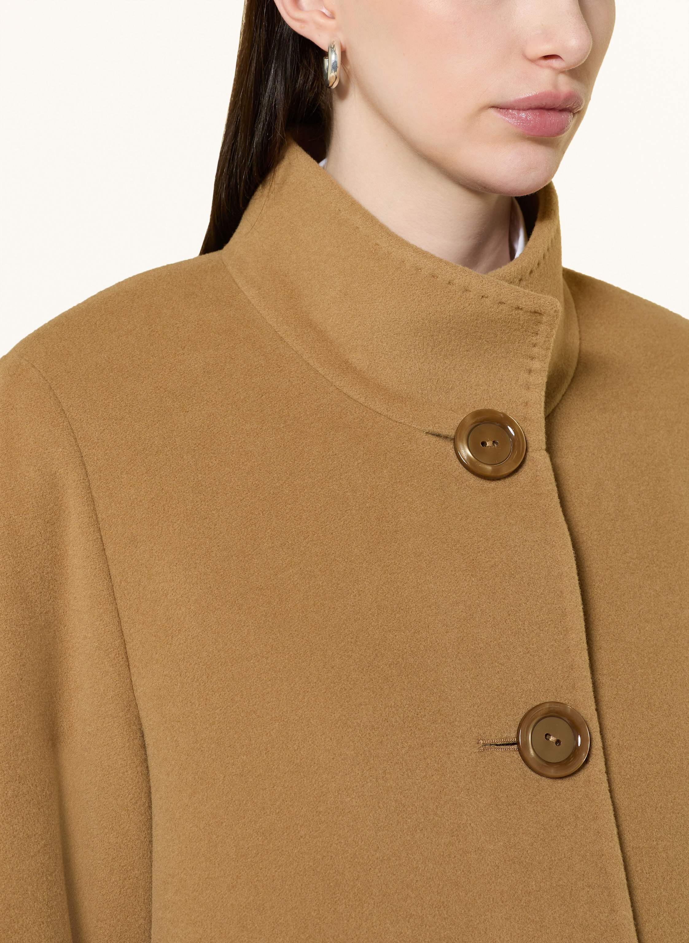 Thumbnail - Icons Cinzia Rocca Wollmantel braun