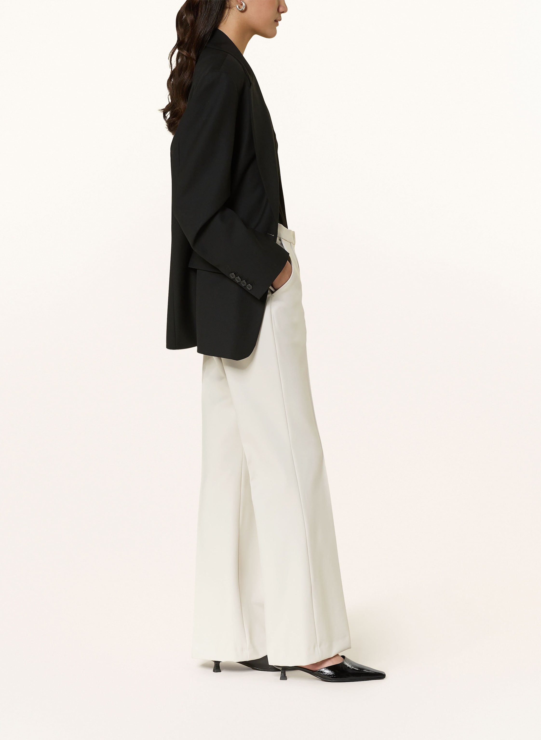 Thumbnail - Raffaello Rossi Bootcut-Hose Doro weiss