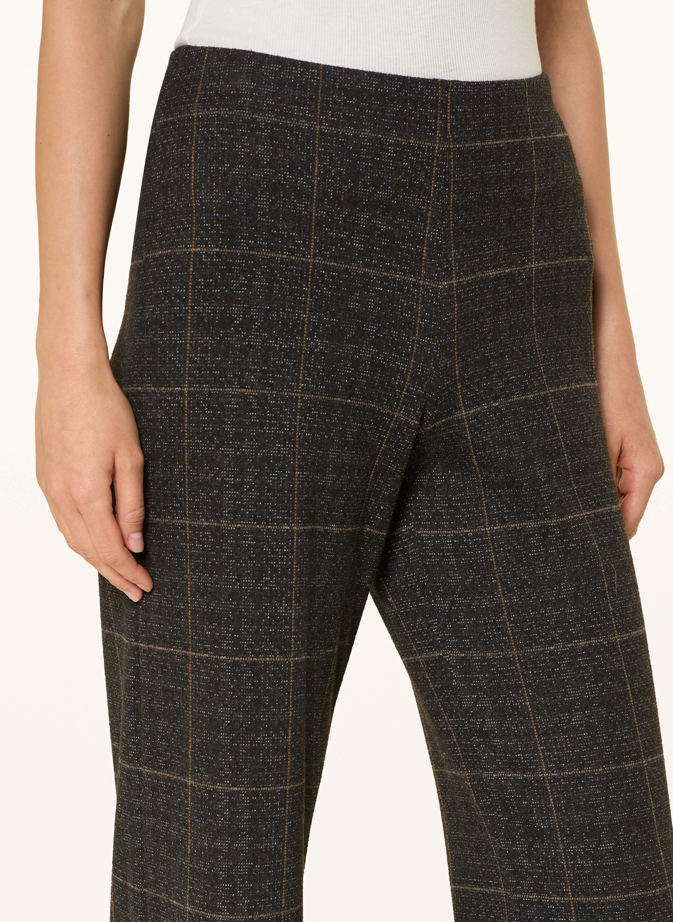 Thumbnail - Raffaello Rossi Marlenehose Elaine Aus Jersey grau