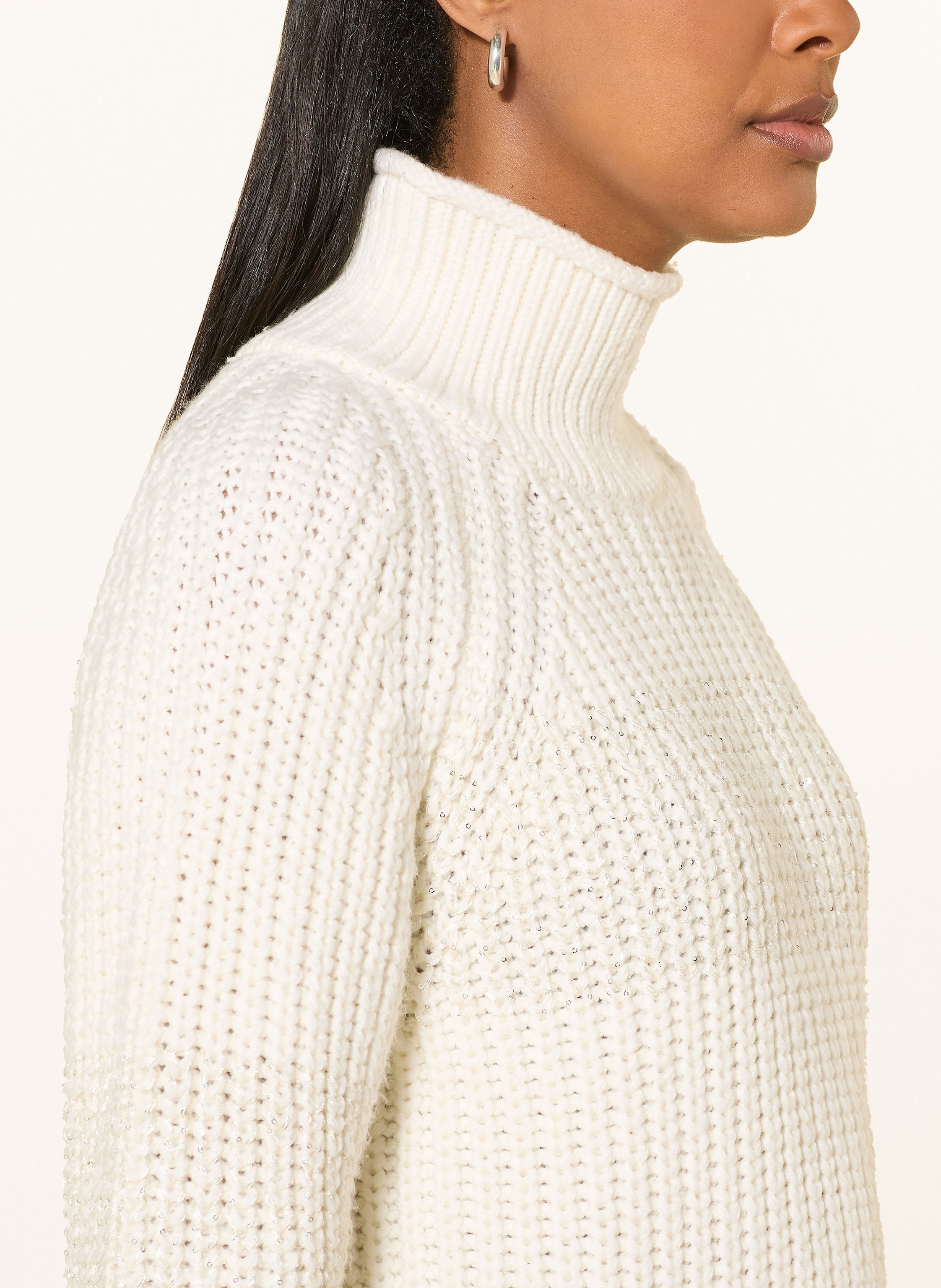 Thumbnail - Marc Aurel Pullover Mit Pailletten weiss