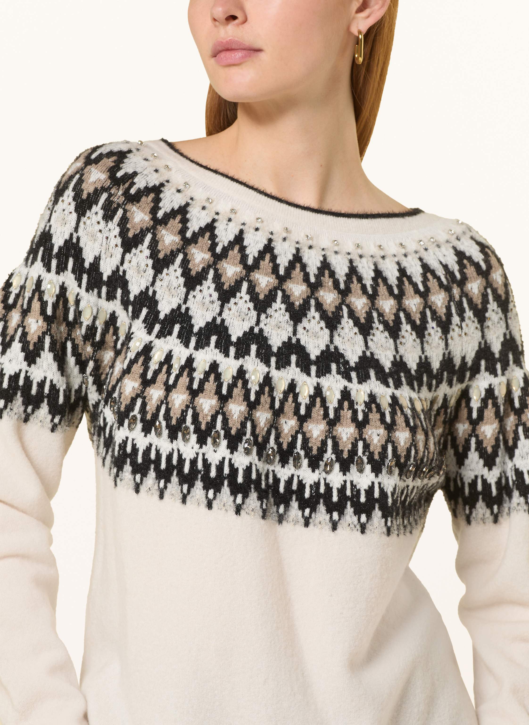 Thumbnail - Elena Miro Pullover weiss