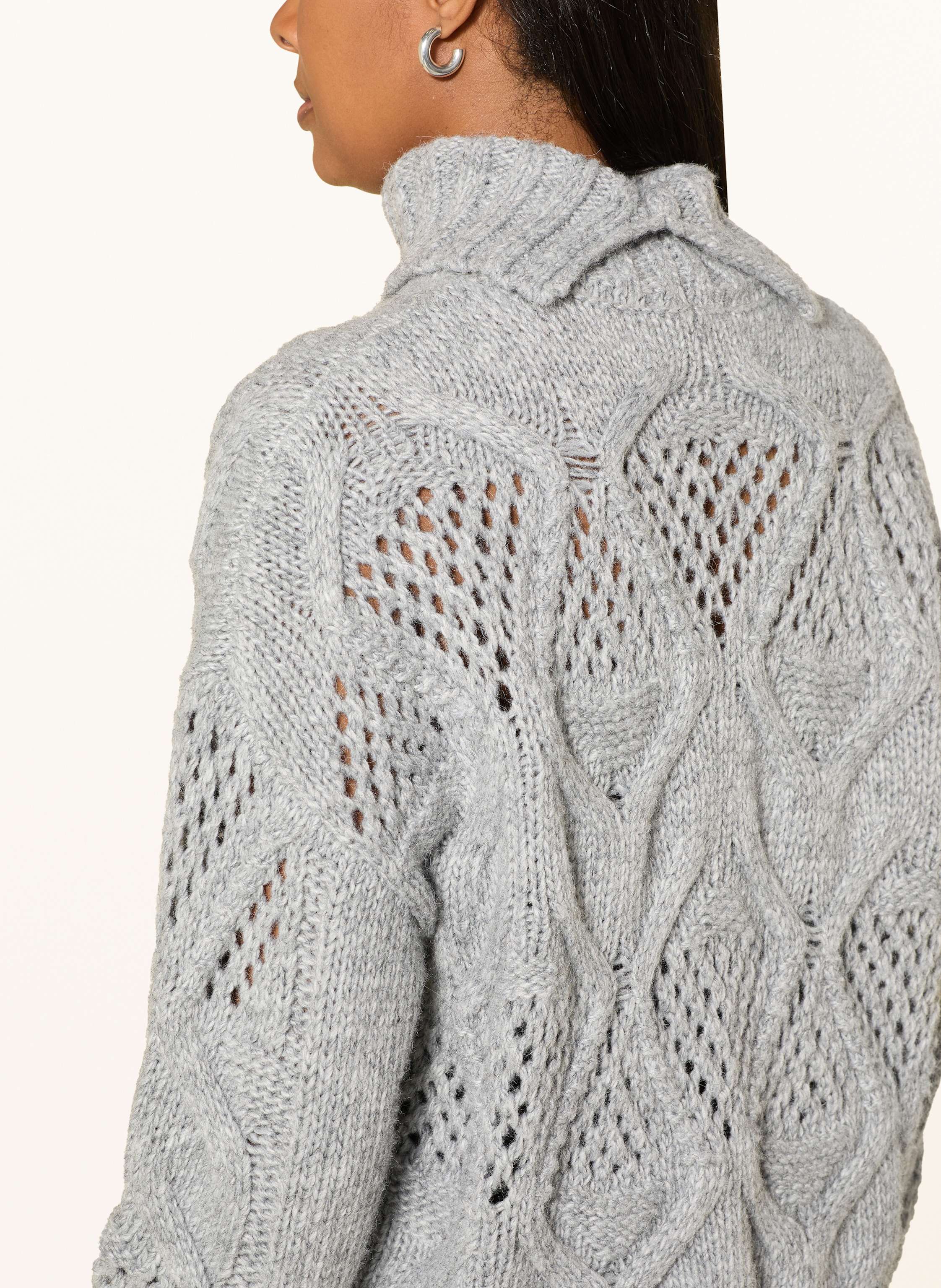 Thumbnail - Marc Aurel Rollkragenpullover grau
