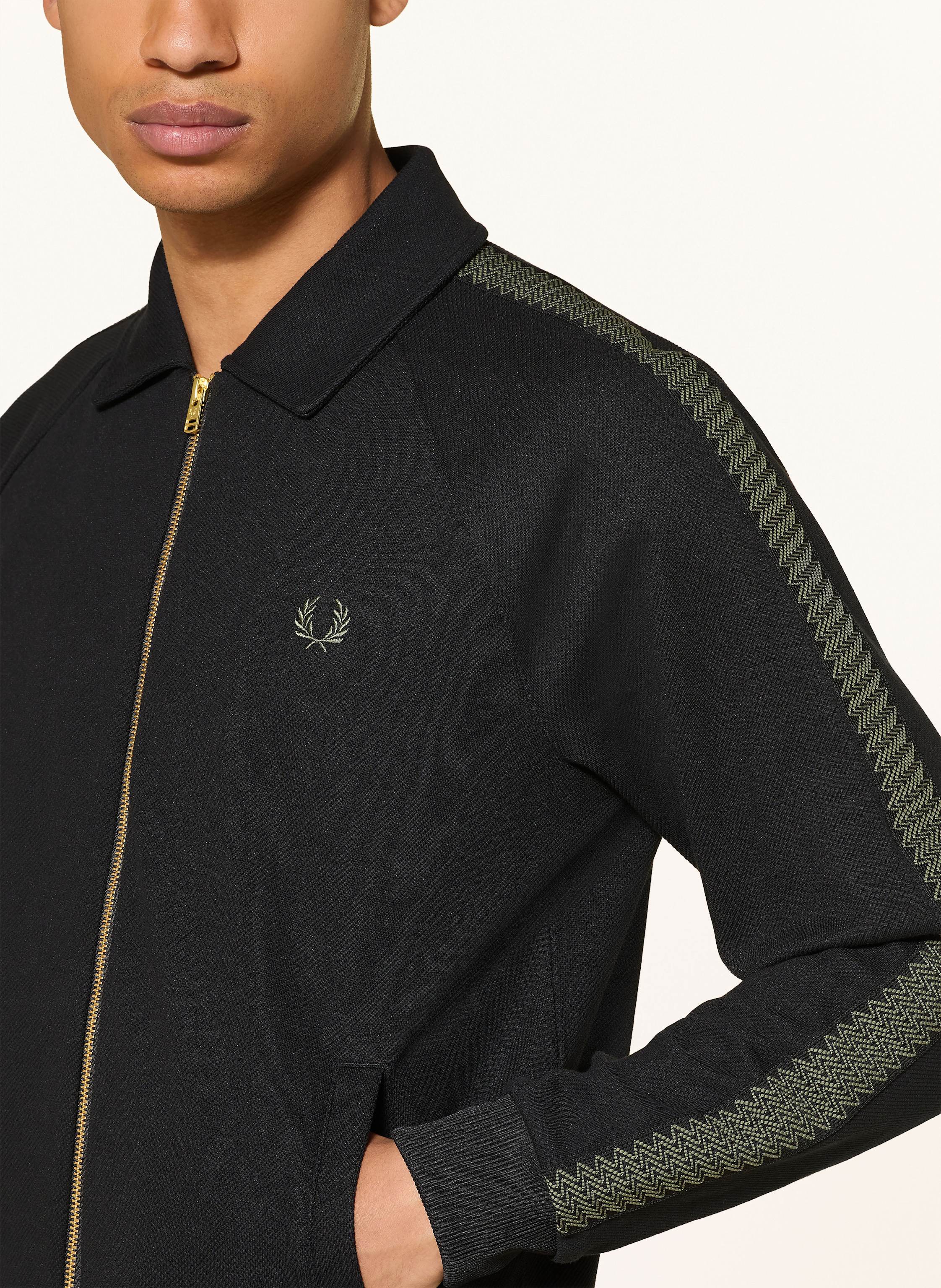 Thumbnail - Fred Perry Sweatjacke schwarz