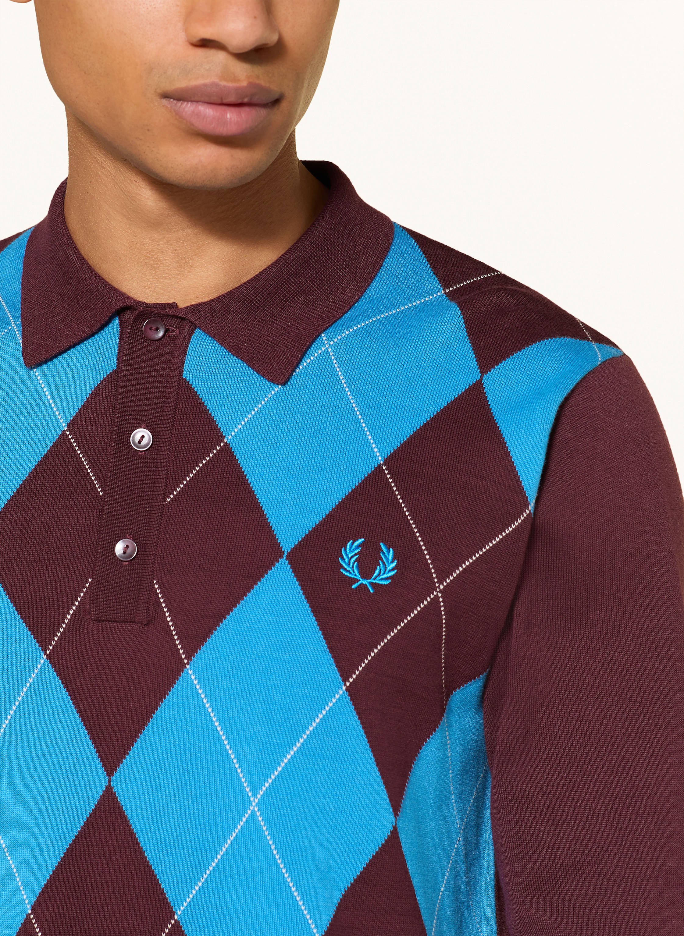Thumbnail - Fred Perry Jersey-Poloshirt rot