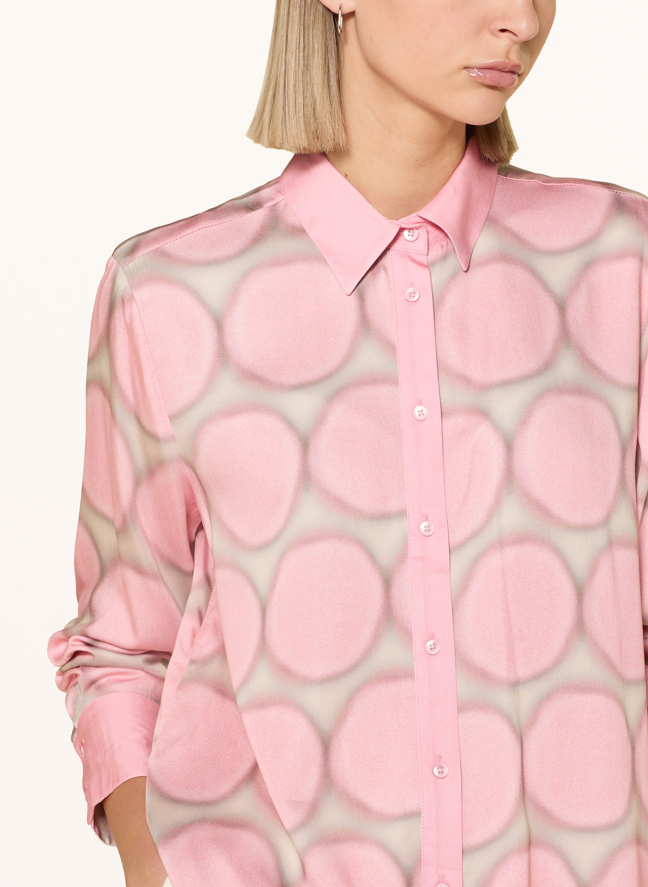 Thumbnail - Emily Van Den Bergh Hemdbluse rosa