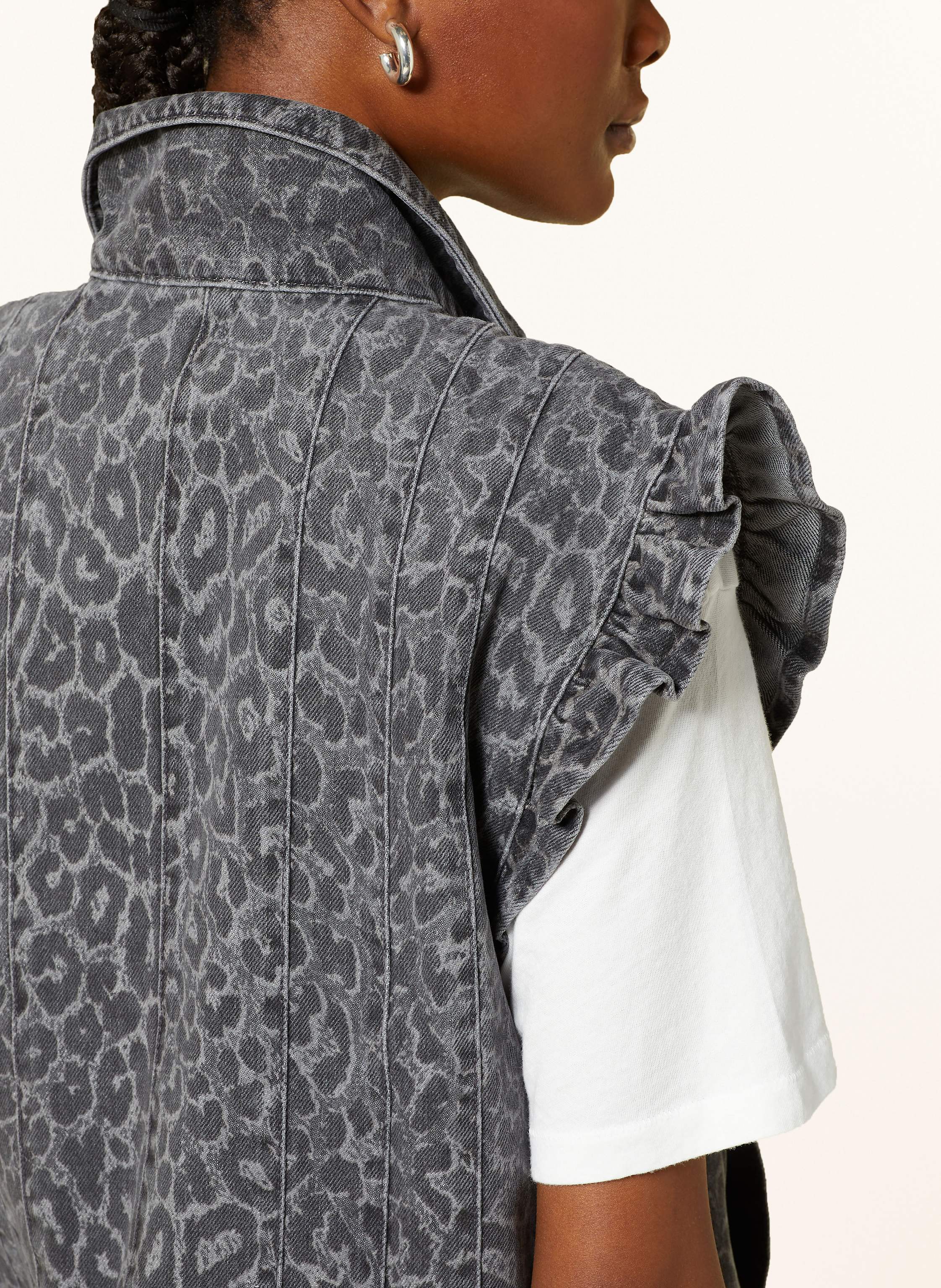 Thumbnail - Oh April Jeansweste Uva beige