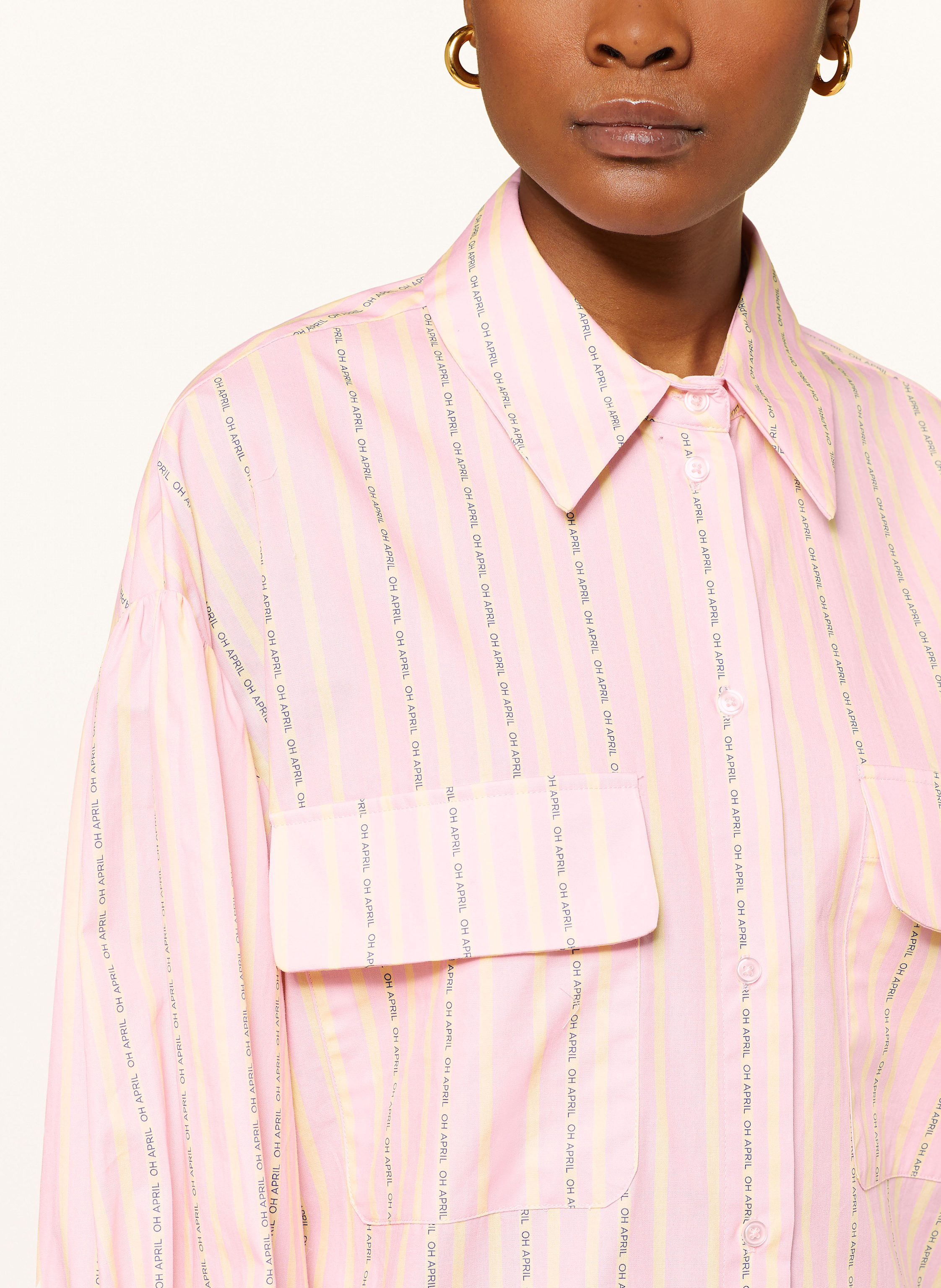 Thumbnail - Oh April Hemdblusenkleid Noni pink