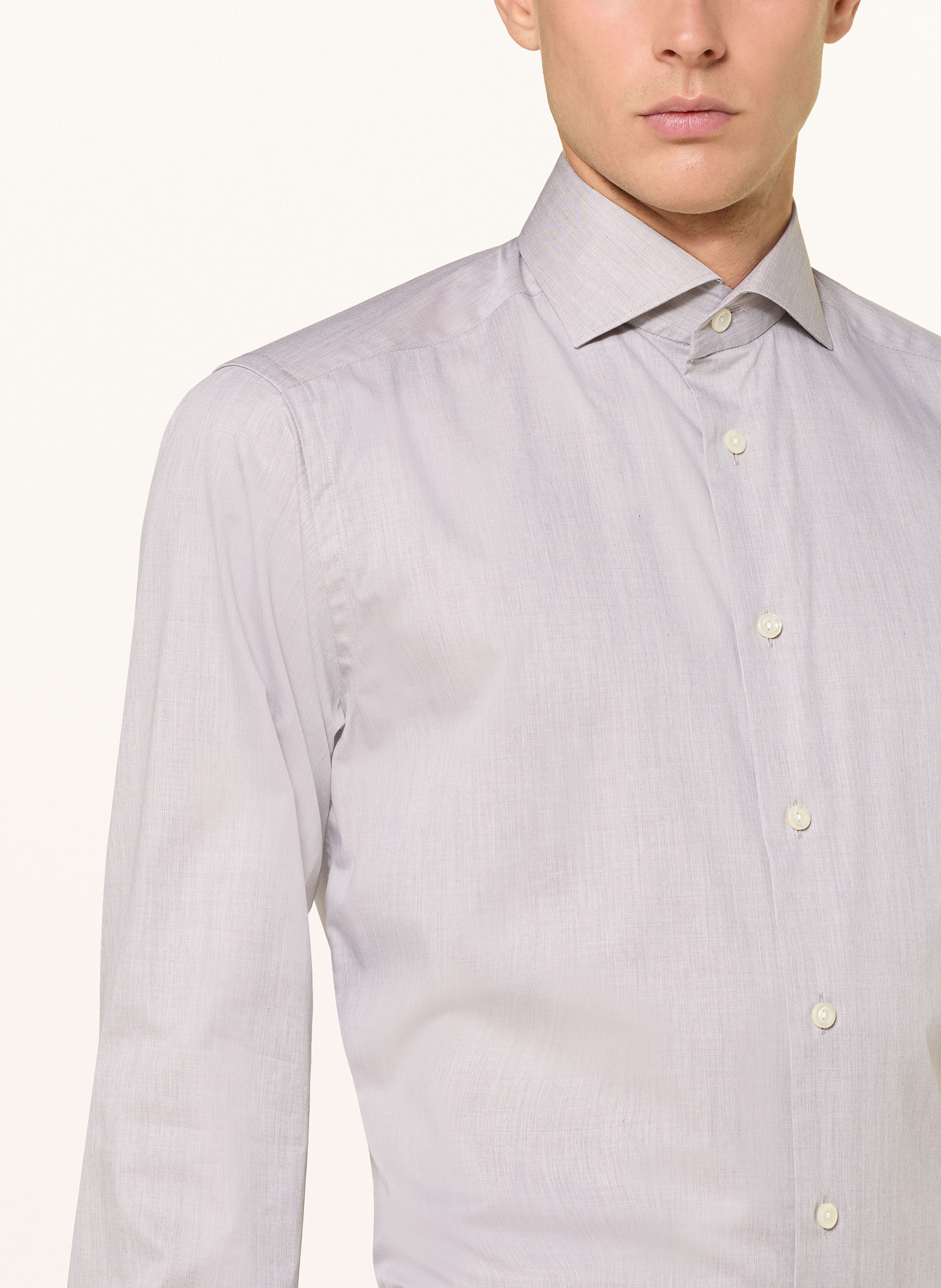 Thumbnail - Eton Hemd Slim Fit beige