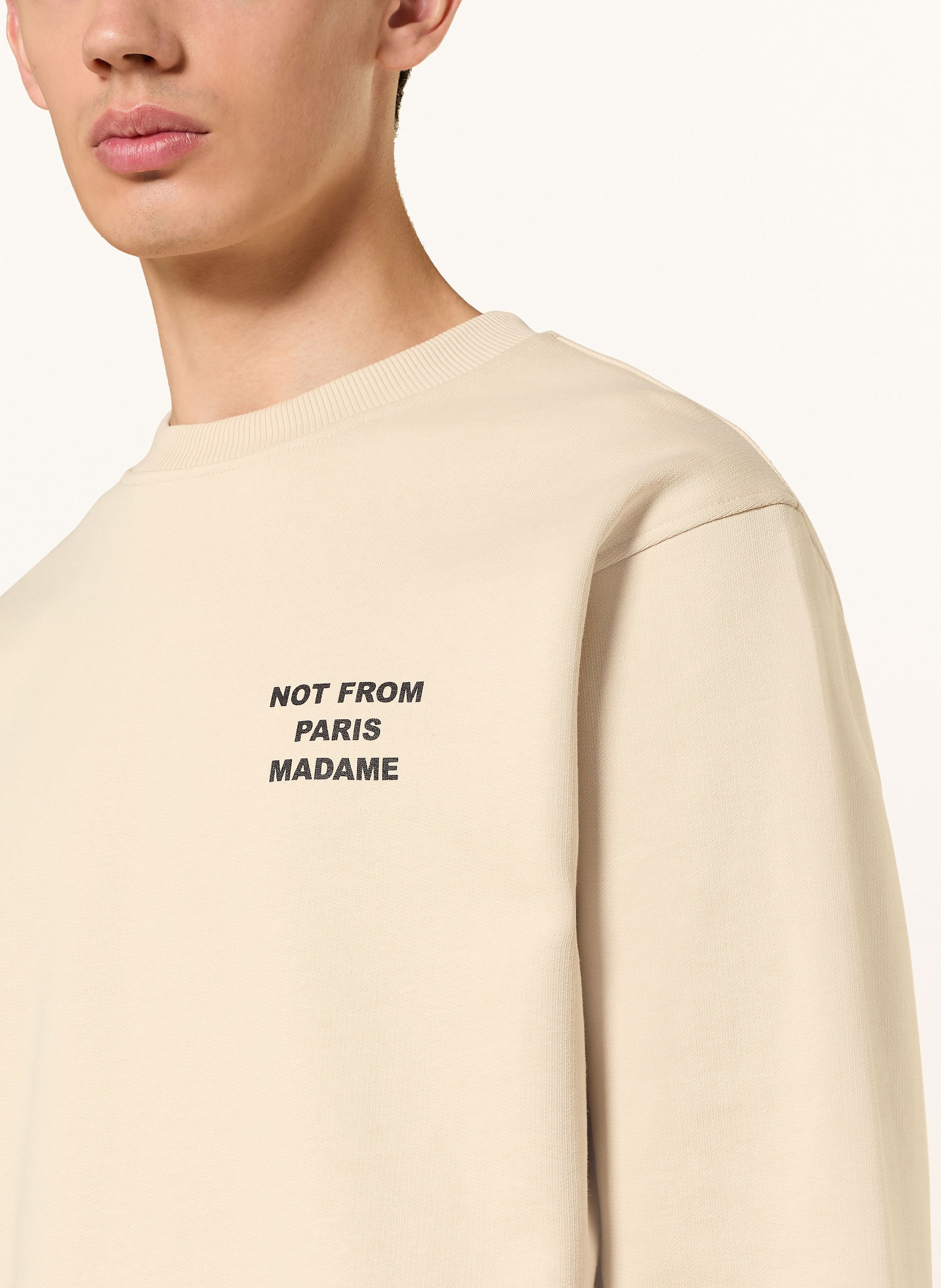 Thumbnail - Drôle De Monsieur Sweatshirt beige