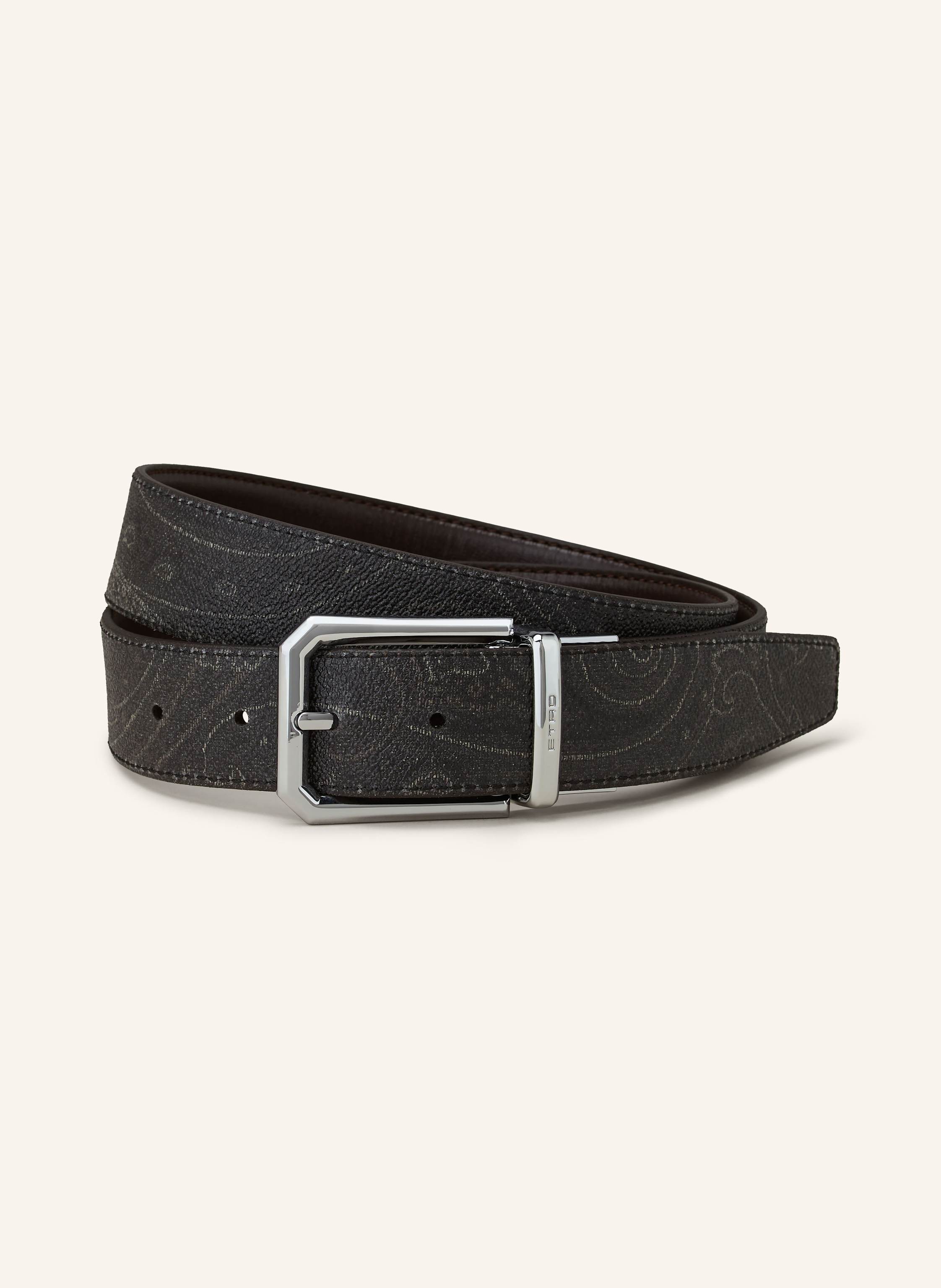 Etro Etro Gürtel schwarz in SCHWARZ / DUNKELGRAU / DUNKELBRAUN