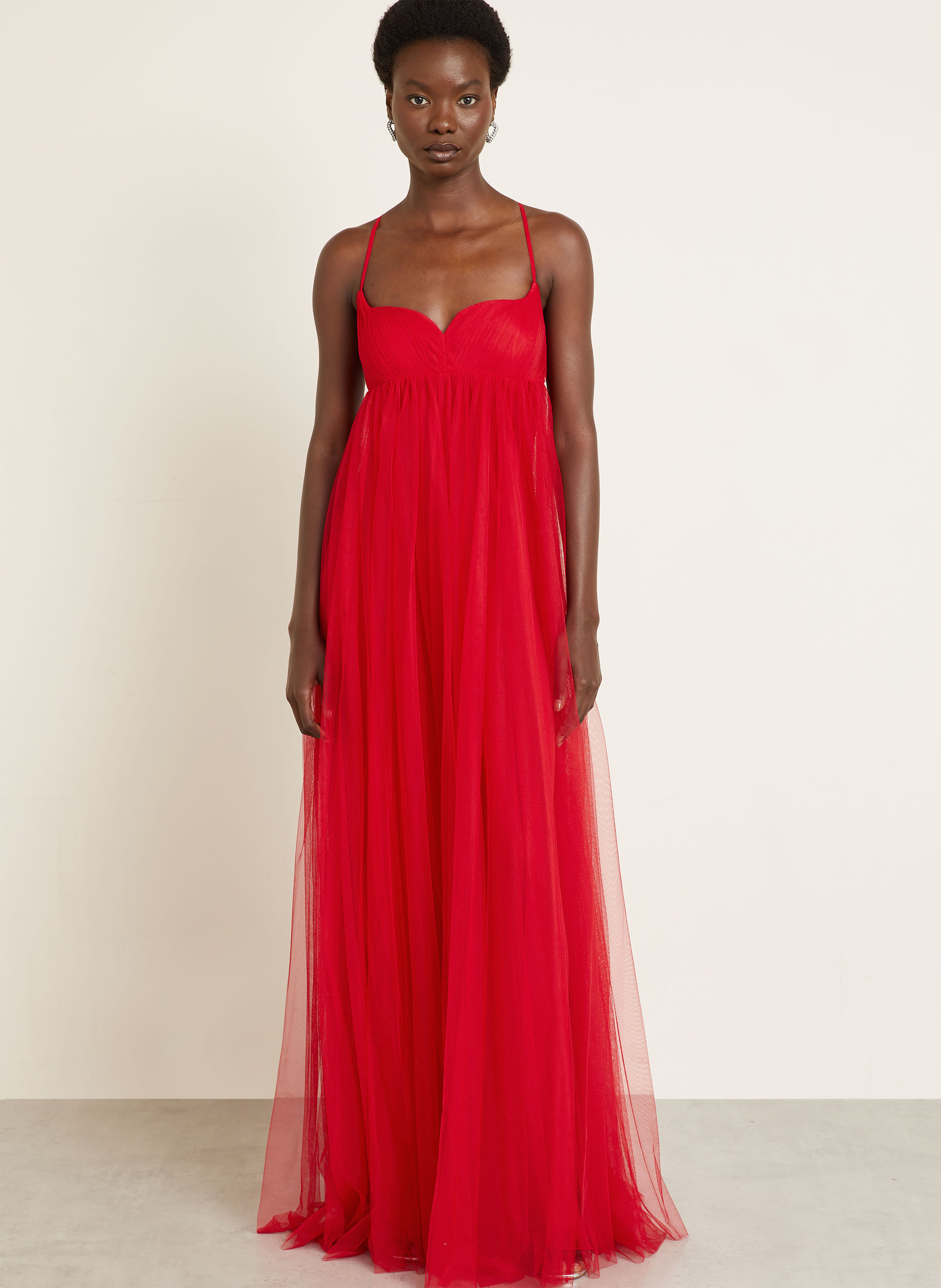 Thumbnail - Vera Wang Abendkleid Ame rot