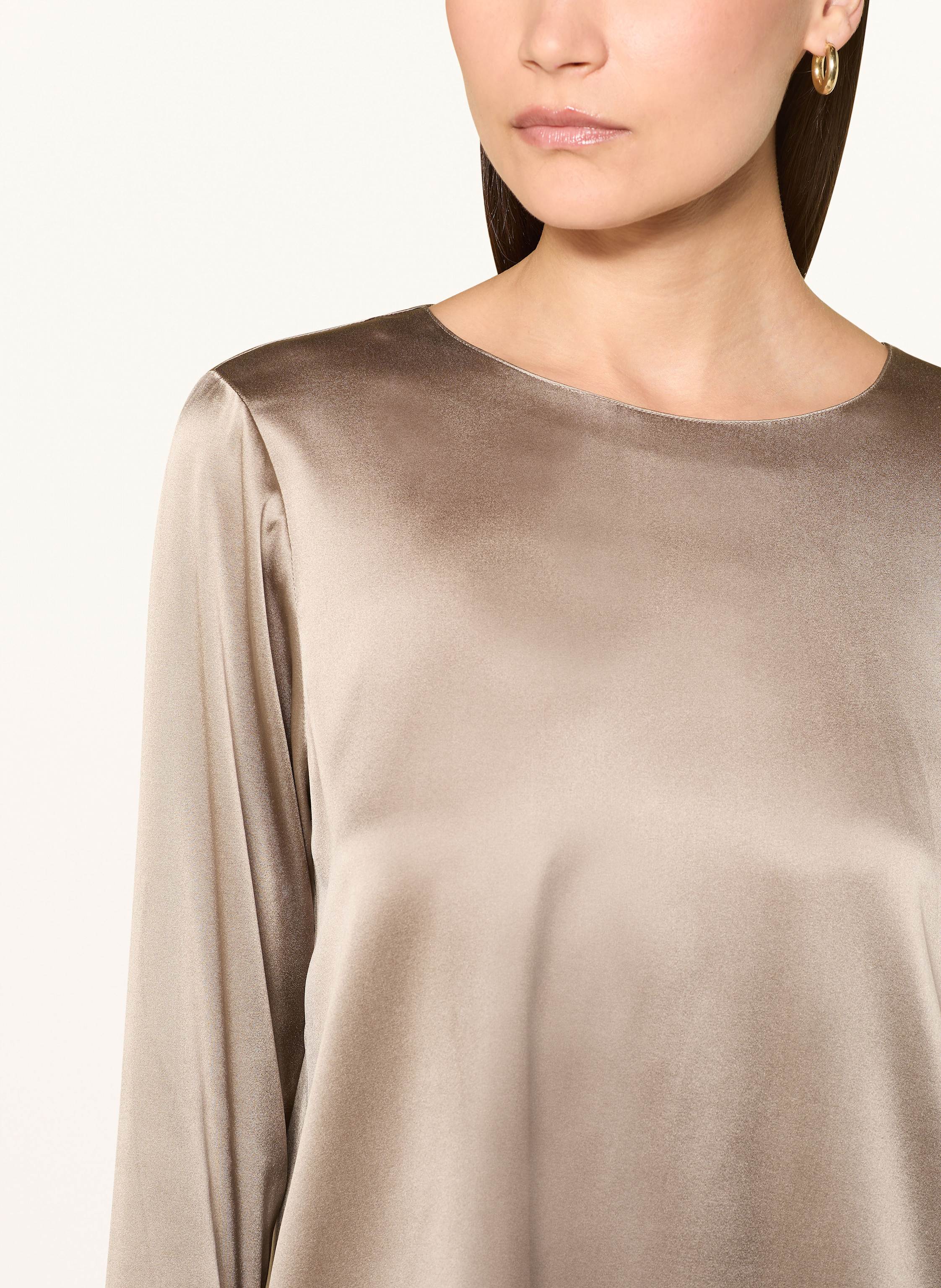 Thumbnail - (The Mercer) N.Y. Blusenshirt Aus Seide beige