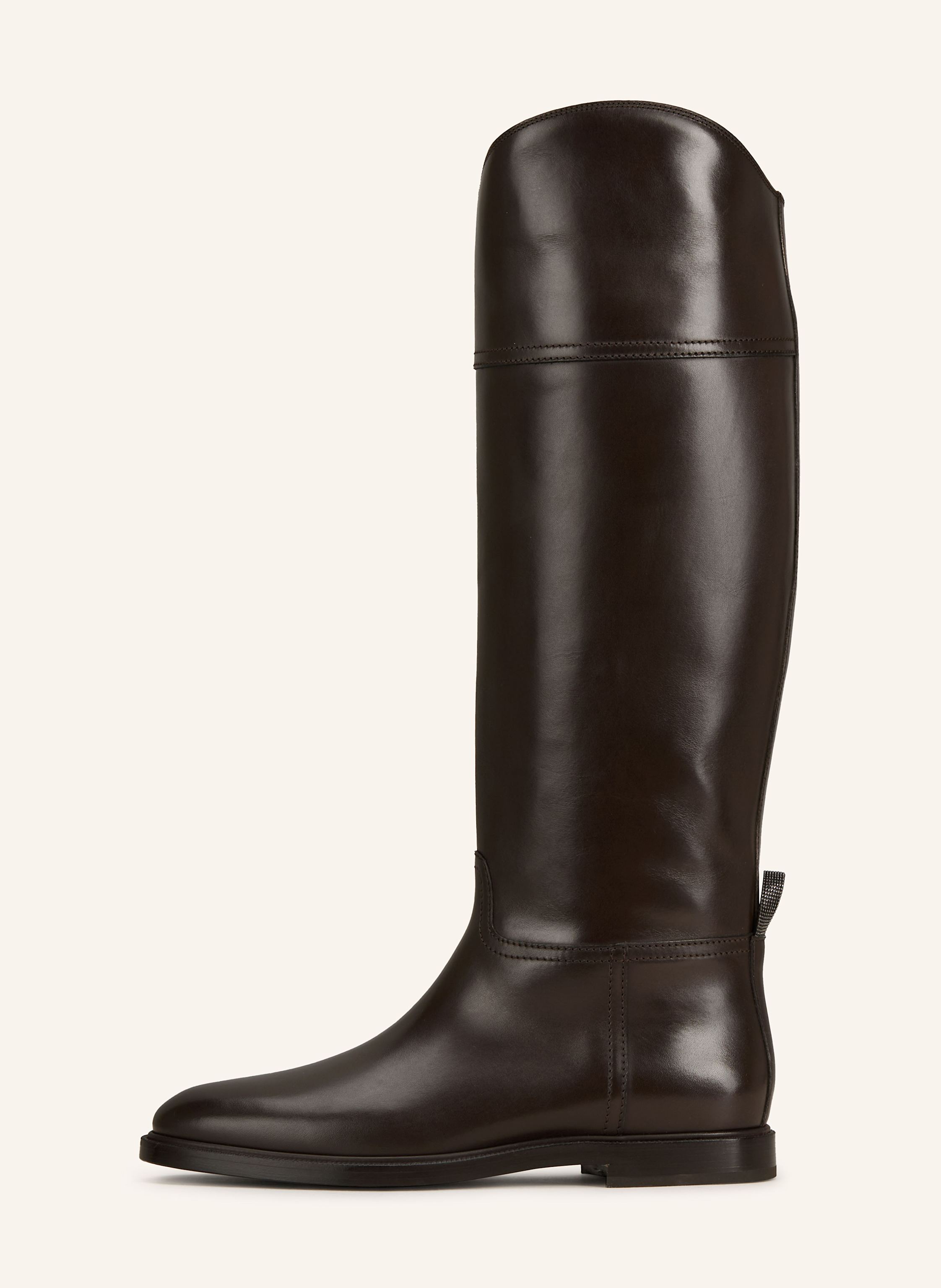Thumbnail - Brunello Cucinelli Stiefel Mit Schmucksteinen braun