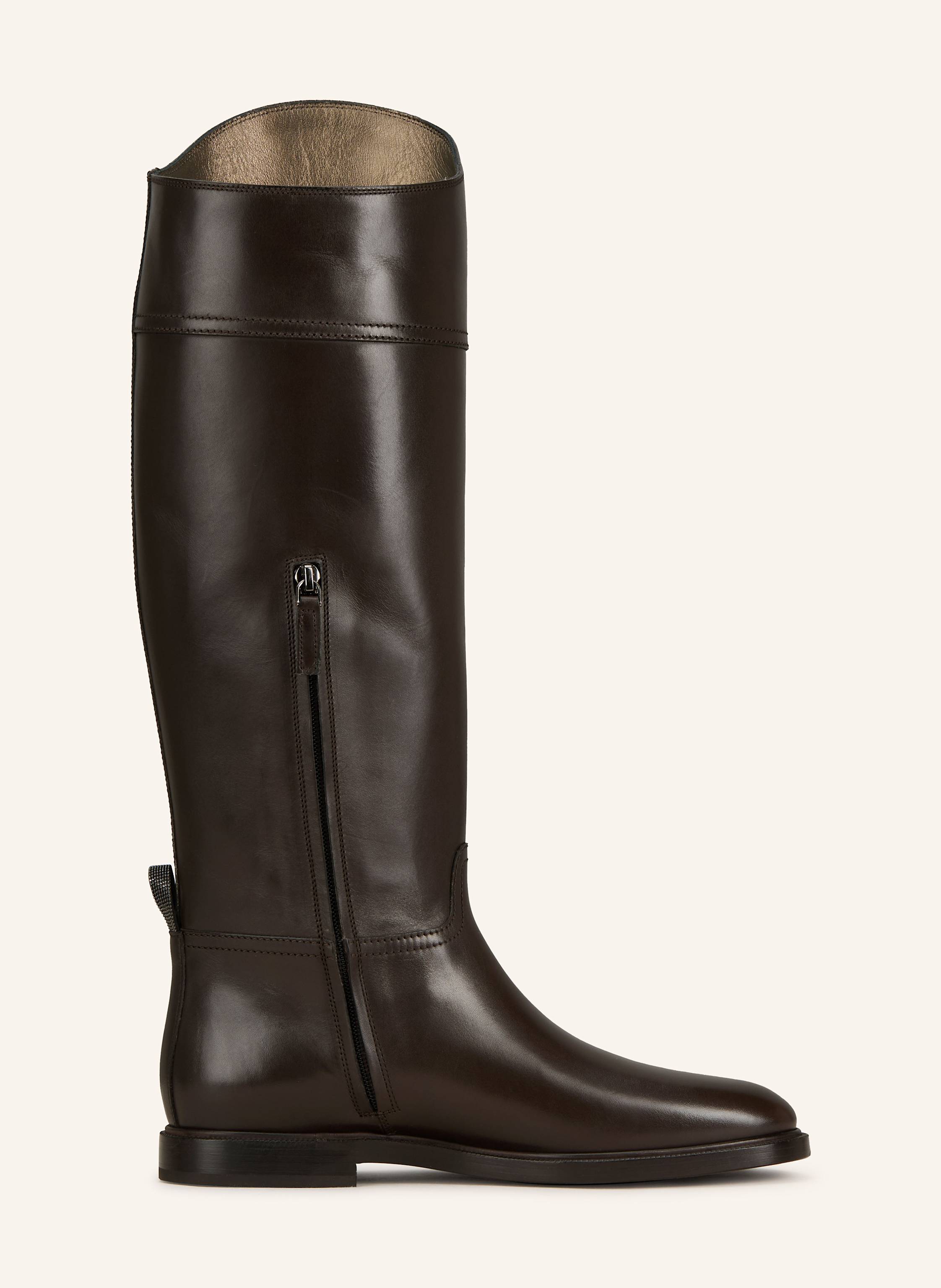 Thumbnail - Brunello Cucinelli Stiefel Mit Schmucksteinen braun