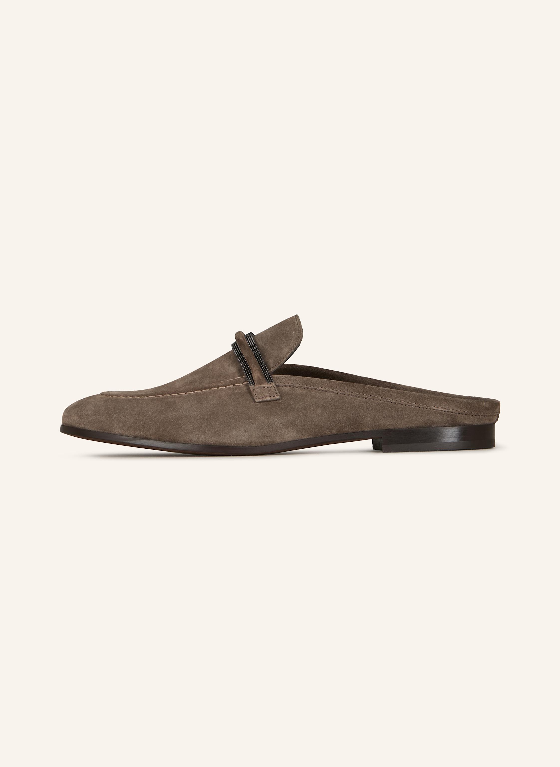 Thumbnail - Brunello Cucinelli Mules Mit Schmucksteinen braun