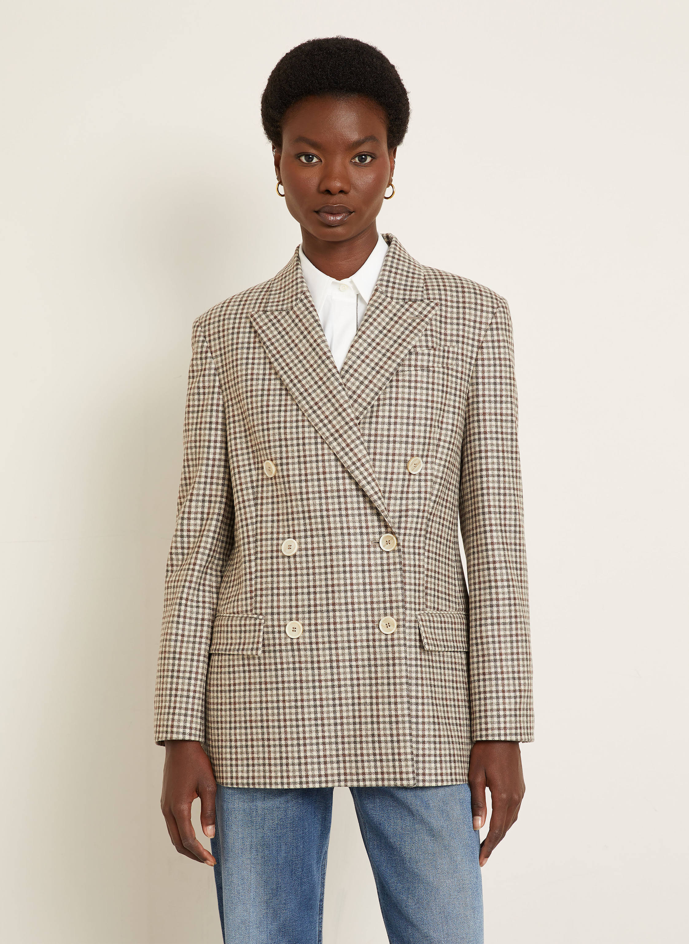 Thumbnail - Brunello Cucinelli Blazer beige