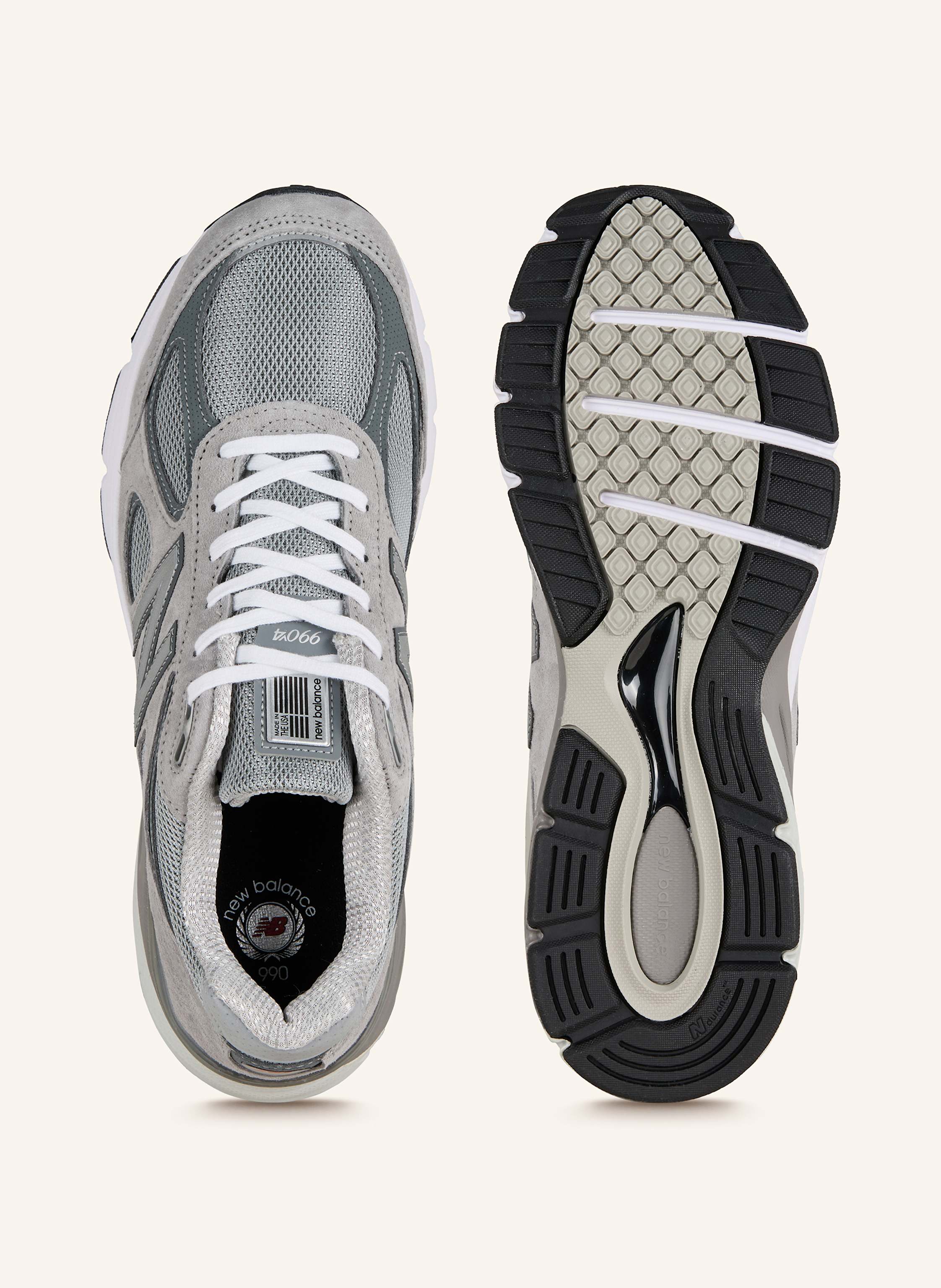 Thumbnail - New Balance Sneaker U990V4 grau