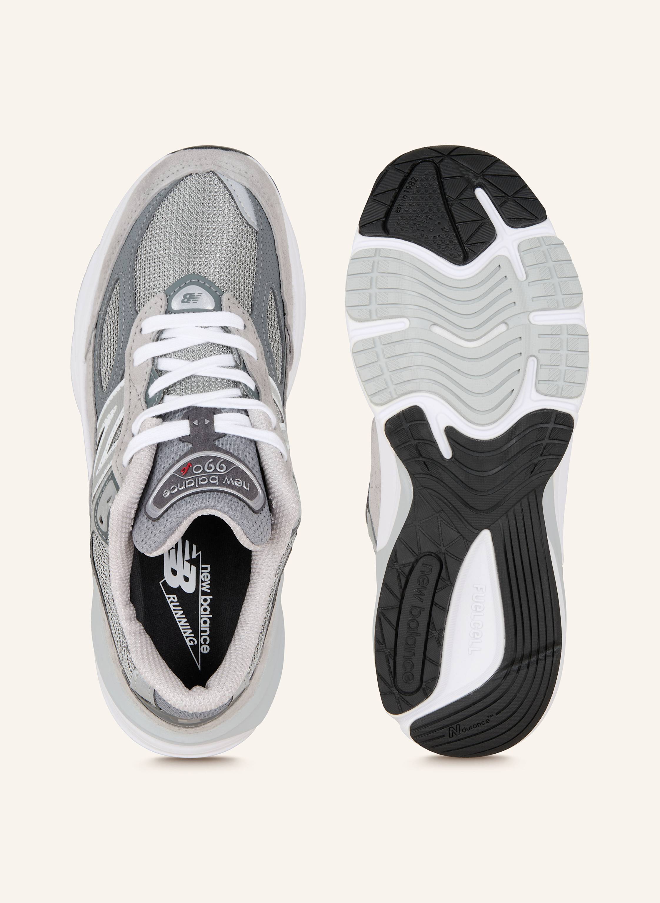Thumbnail - New Balance Sneaker Made In Usa 990V6 grau