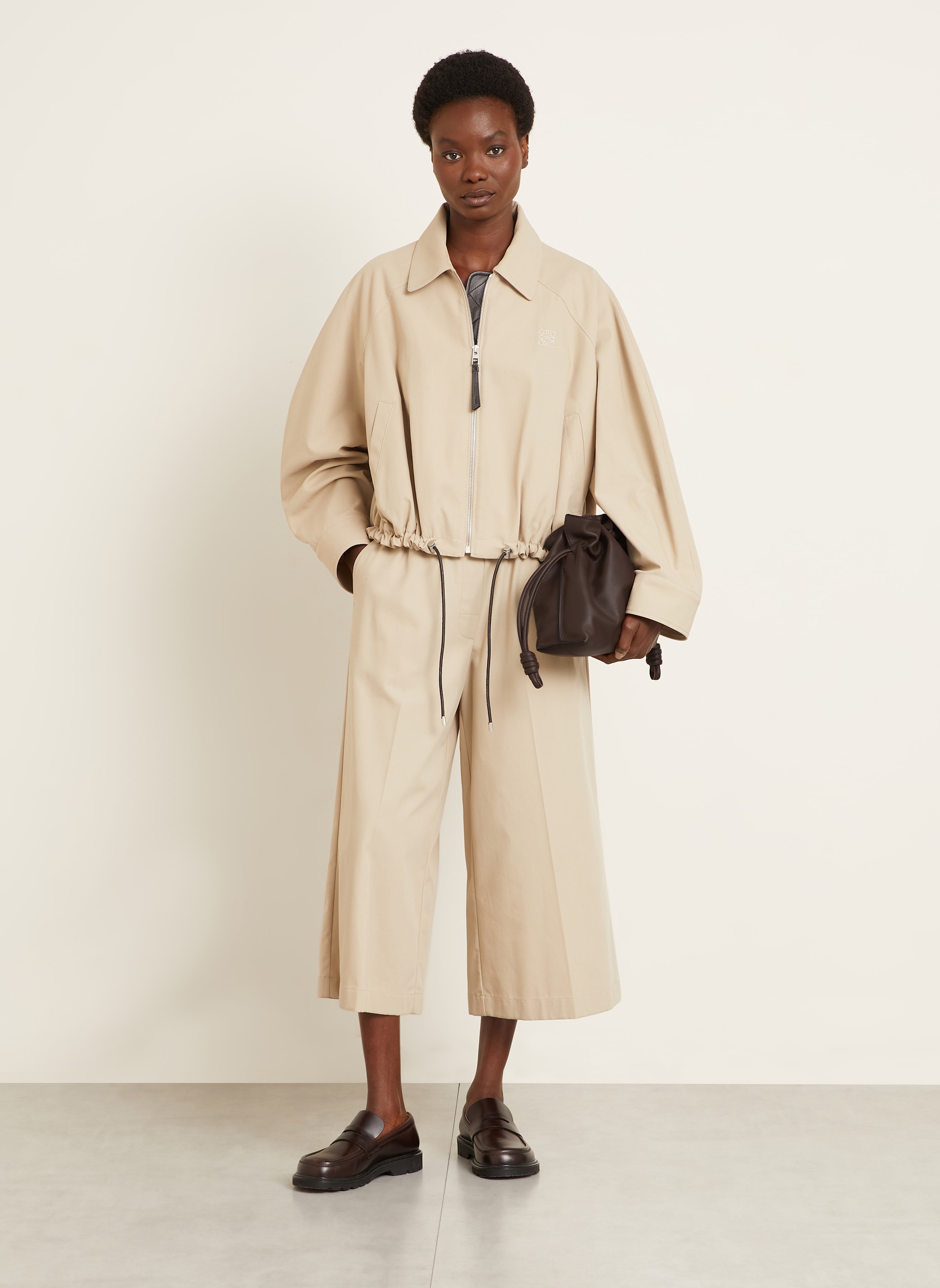 Thumbnail - Loewe Umhängetasche Flamenco Medium braun