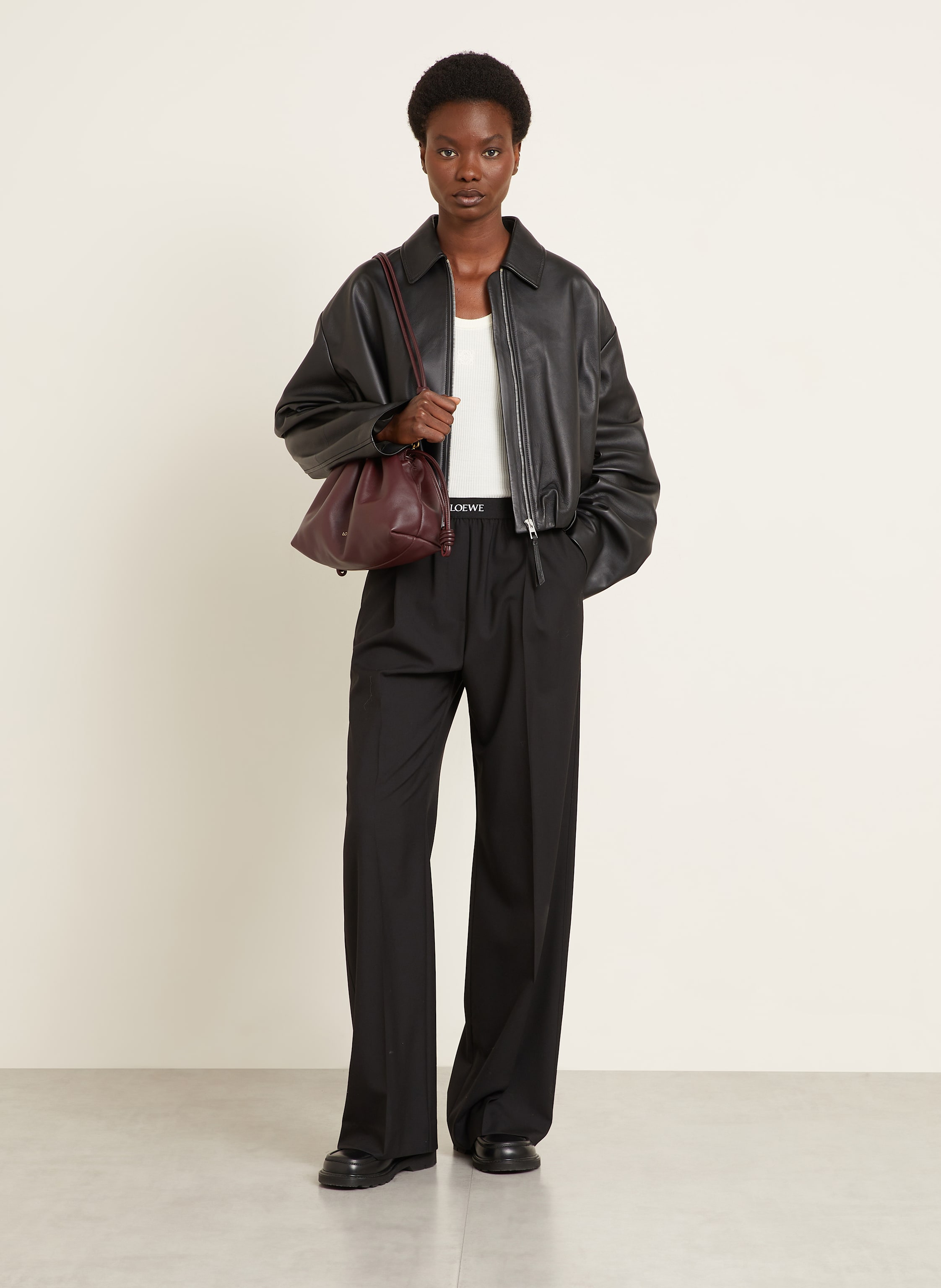 Thumbnail - Loewe Umhängetasche Flamenco Medium rot