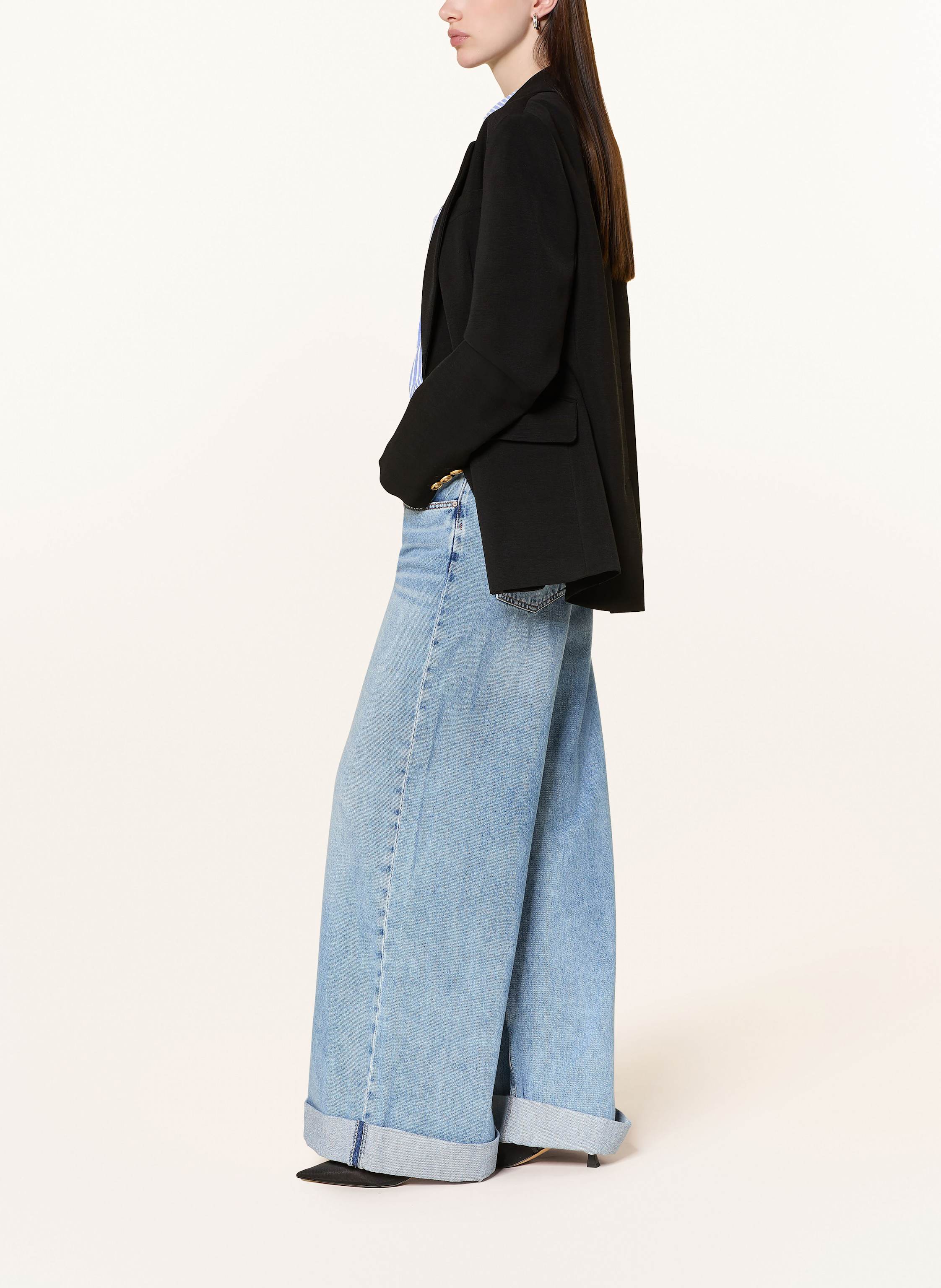 Thumbnail - Ag Jeans Wide Leg Jeans Tokyo blau