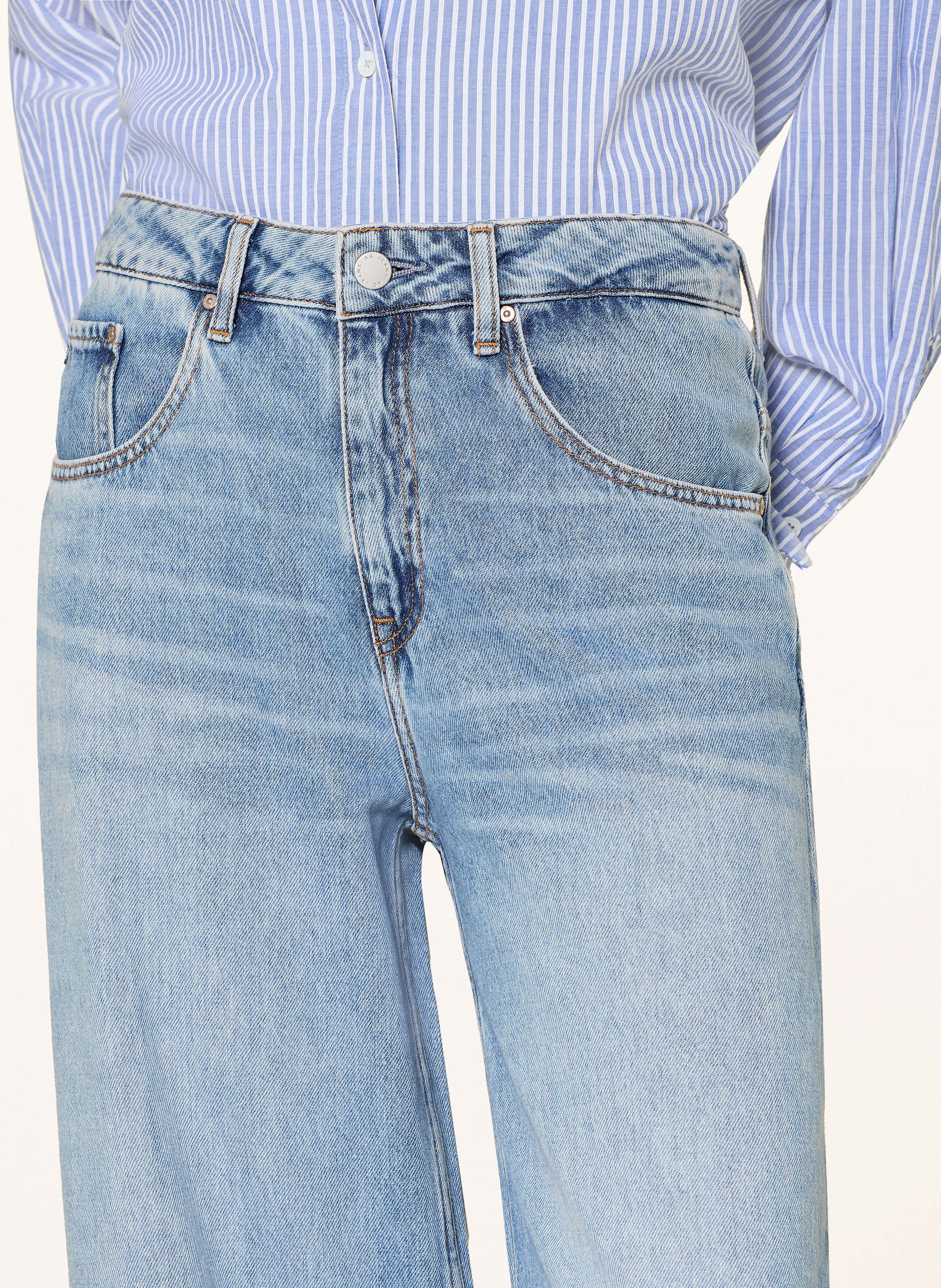 Thumbnail - Ag Jeans Wide Leg Jeans Tokyo blau