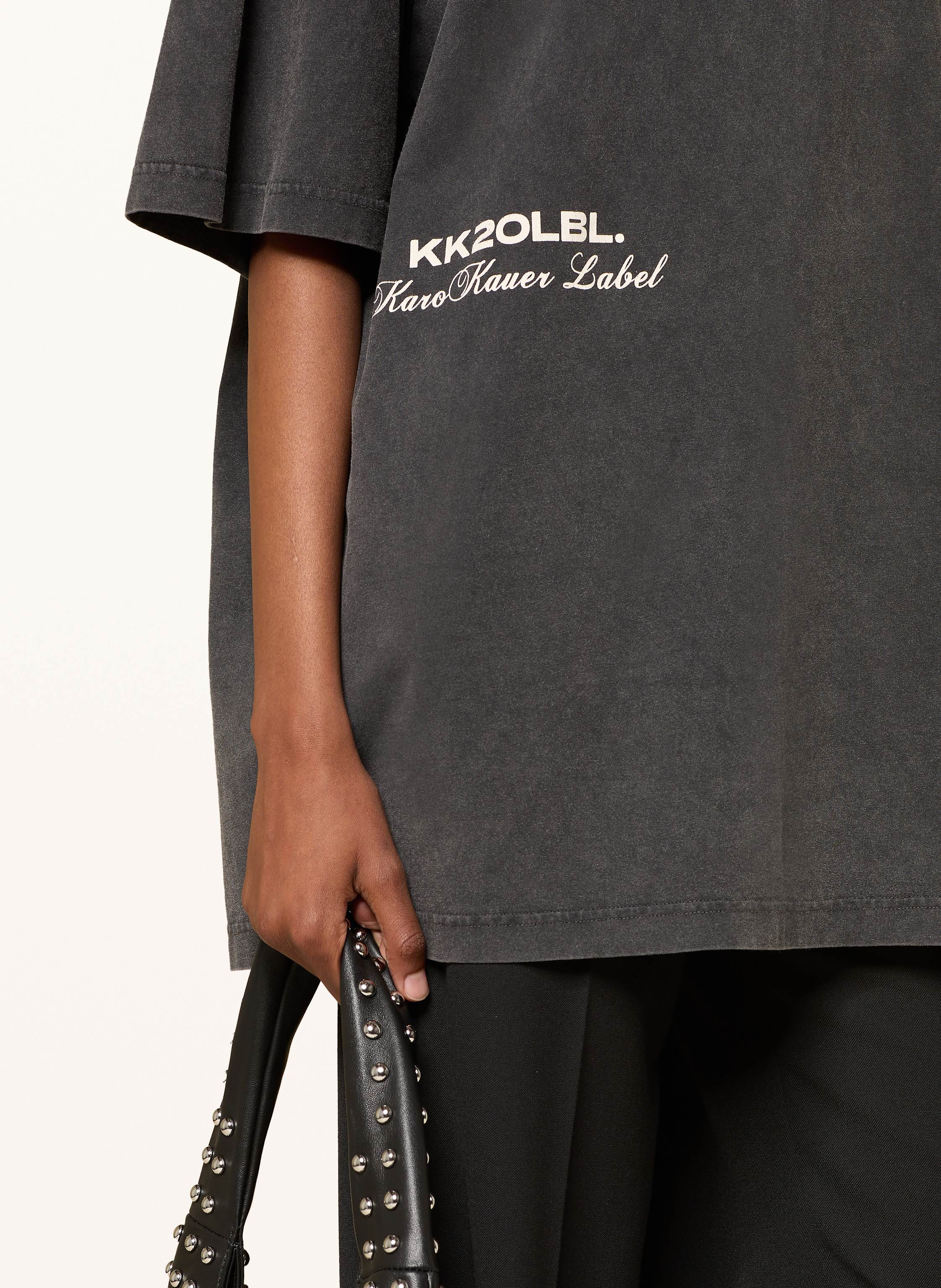 Thumbnail - Karo Kauer Oversized-Shirt grau