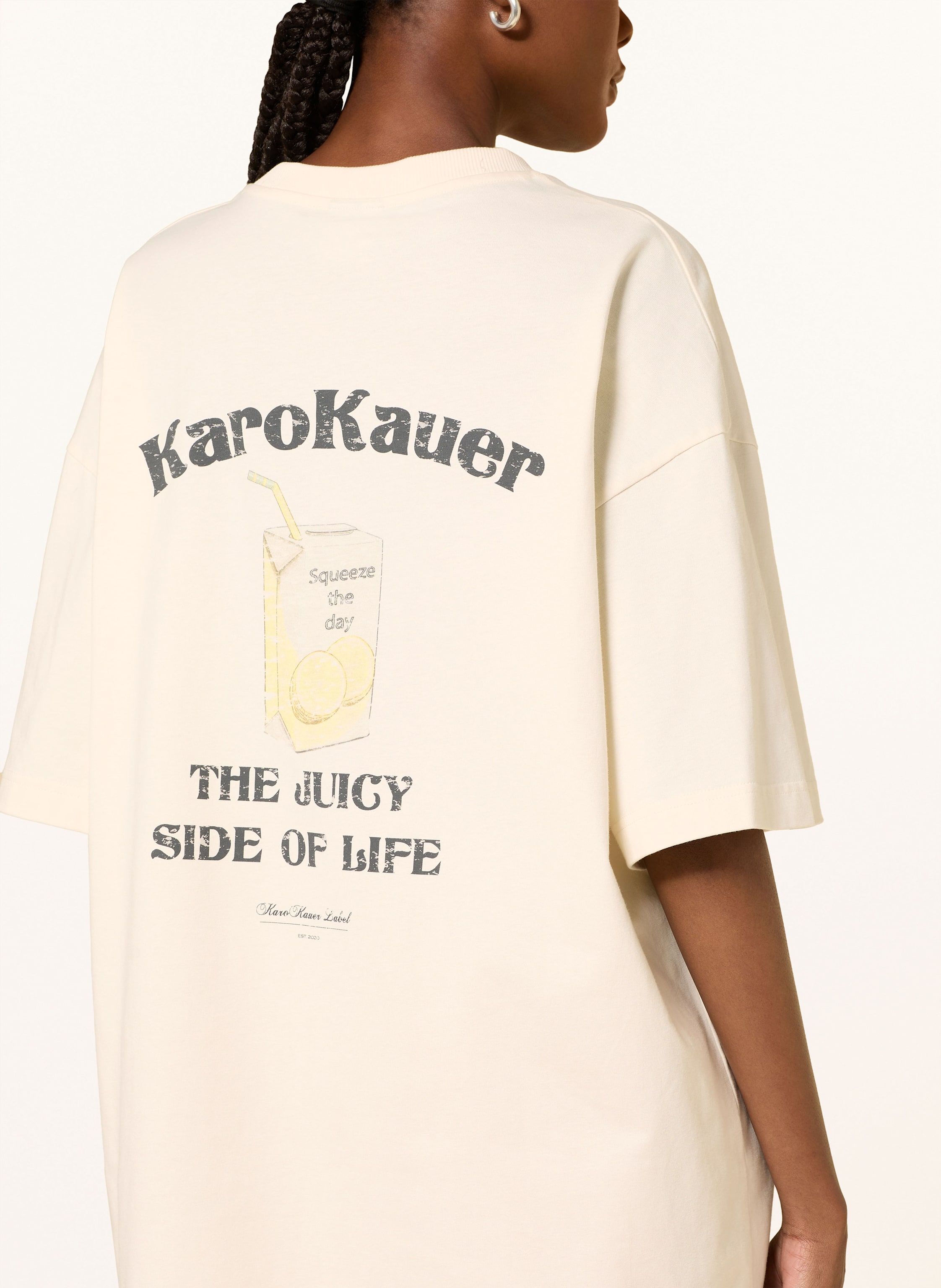 Thumbnail - Karo Kauer Oversized-Shirt weiss