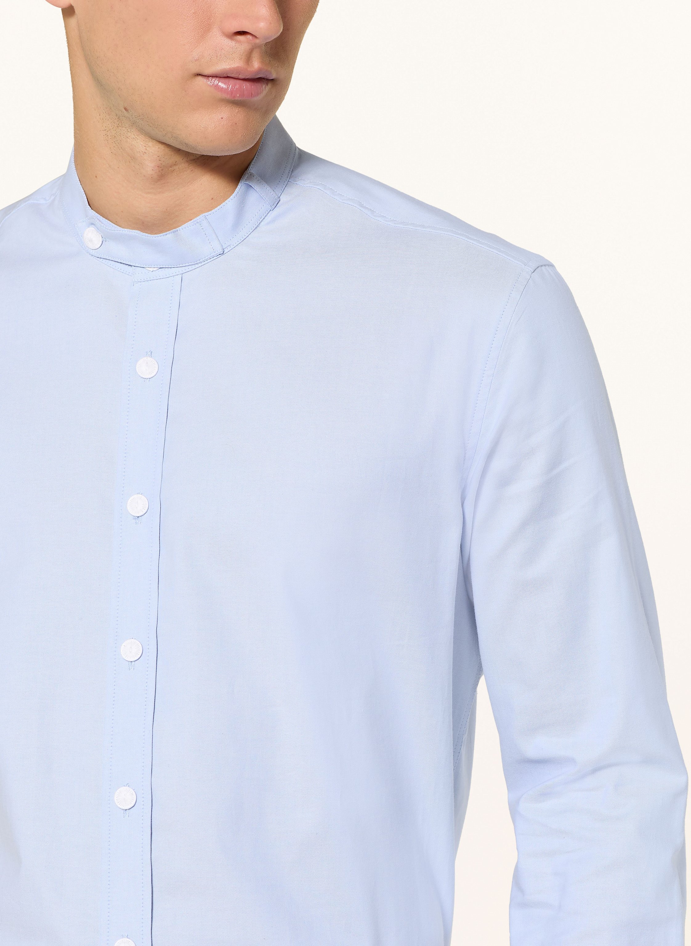 Thumbnail - Johann & Johanna Trachtenhemd Regular Fit Mit Stehkragen blau