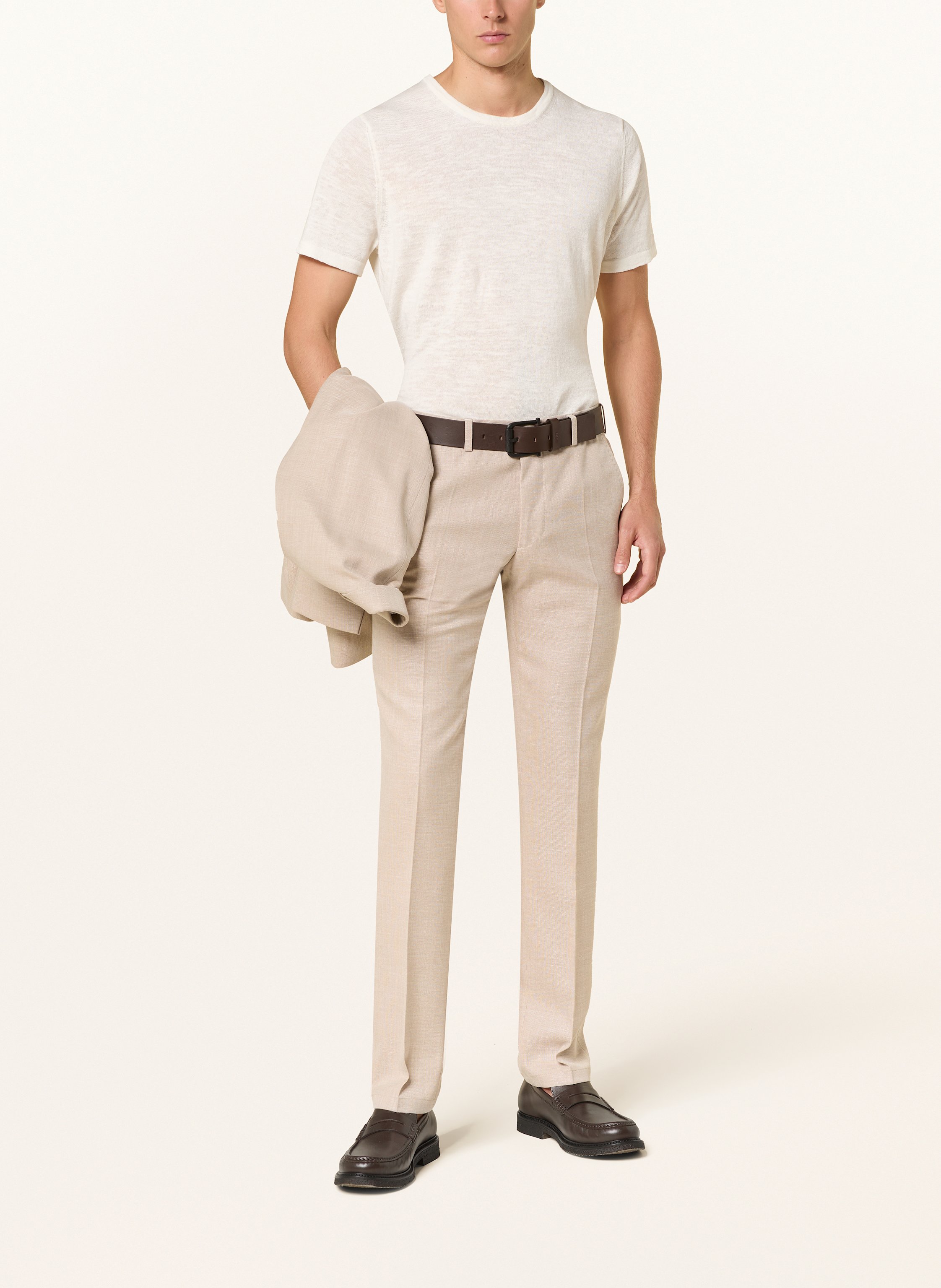 Thumbnail - Digel Anzug Daren-V-G Modern Fit beige