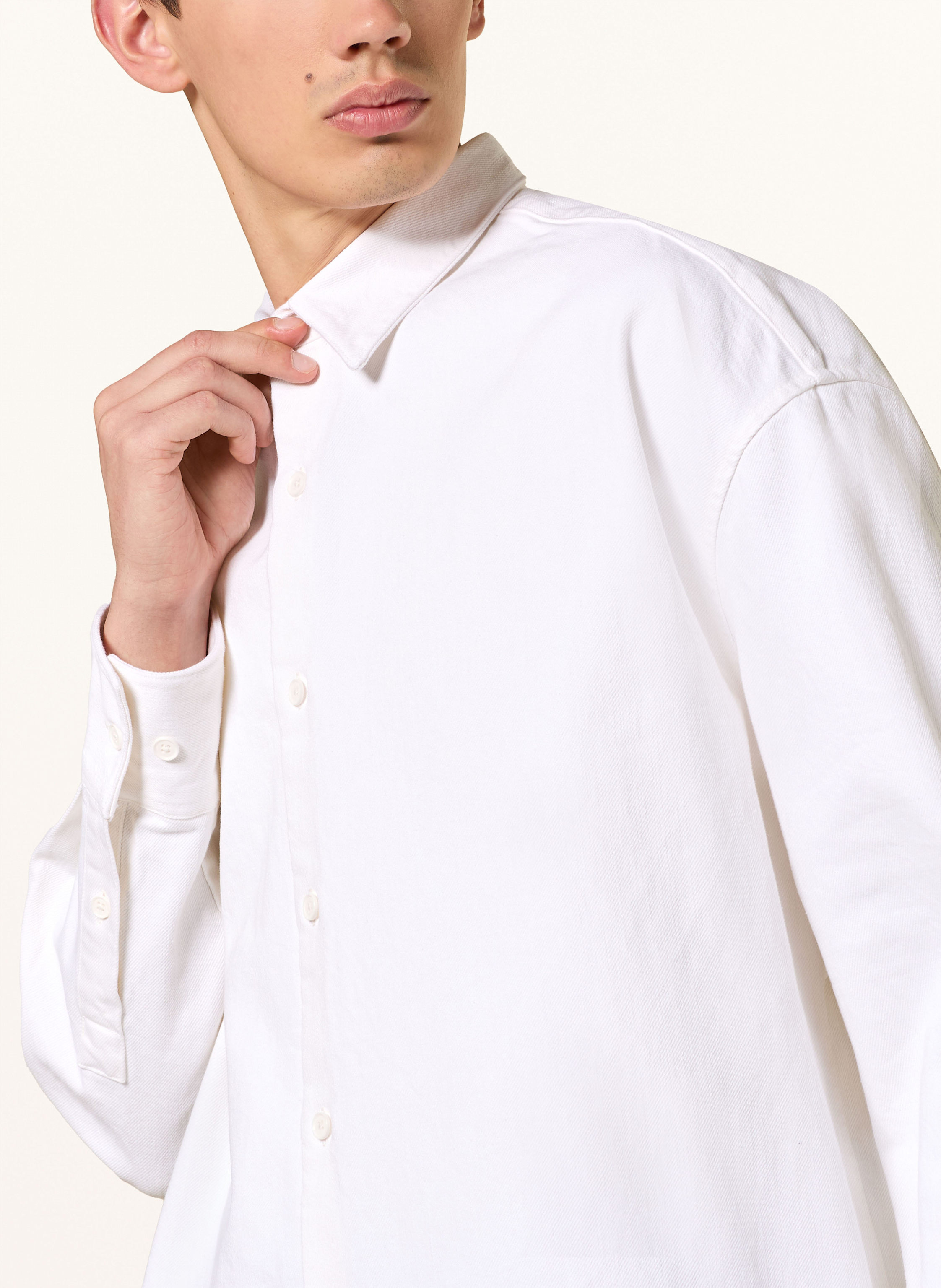 Thumbnail - Studio Seidensticker Jeanshemd Comfort Fit weiss