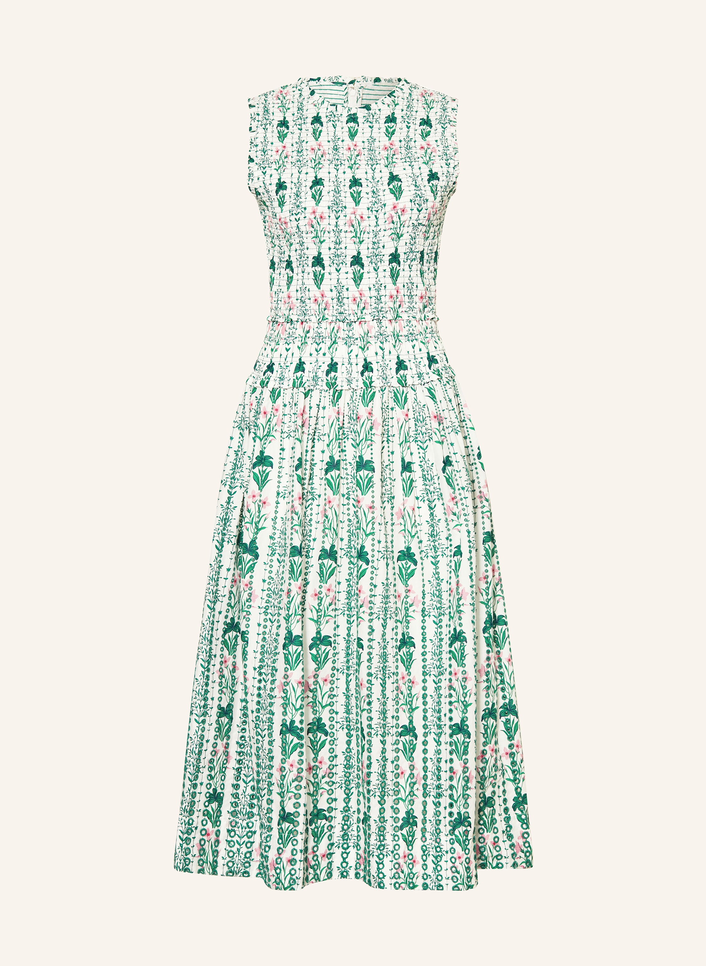安心追跡付【Phase Eight】Chiaraフローラル柄ドレス Phase Eight CHIARA dress in cream/ green/ pink