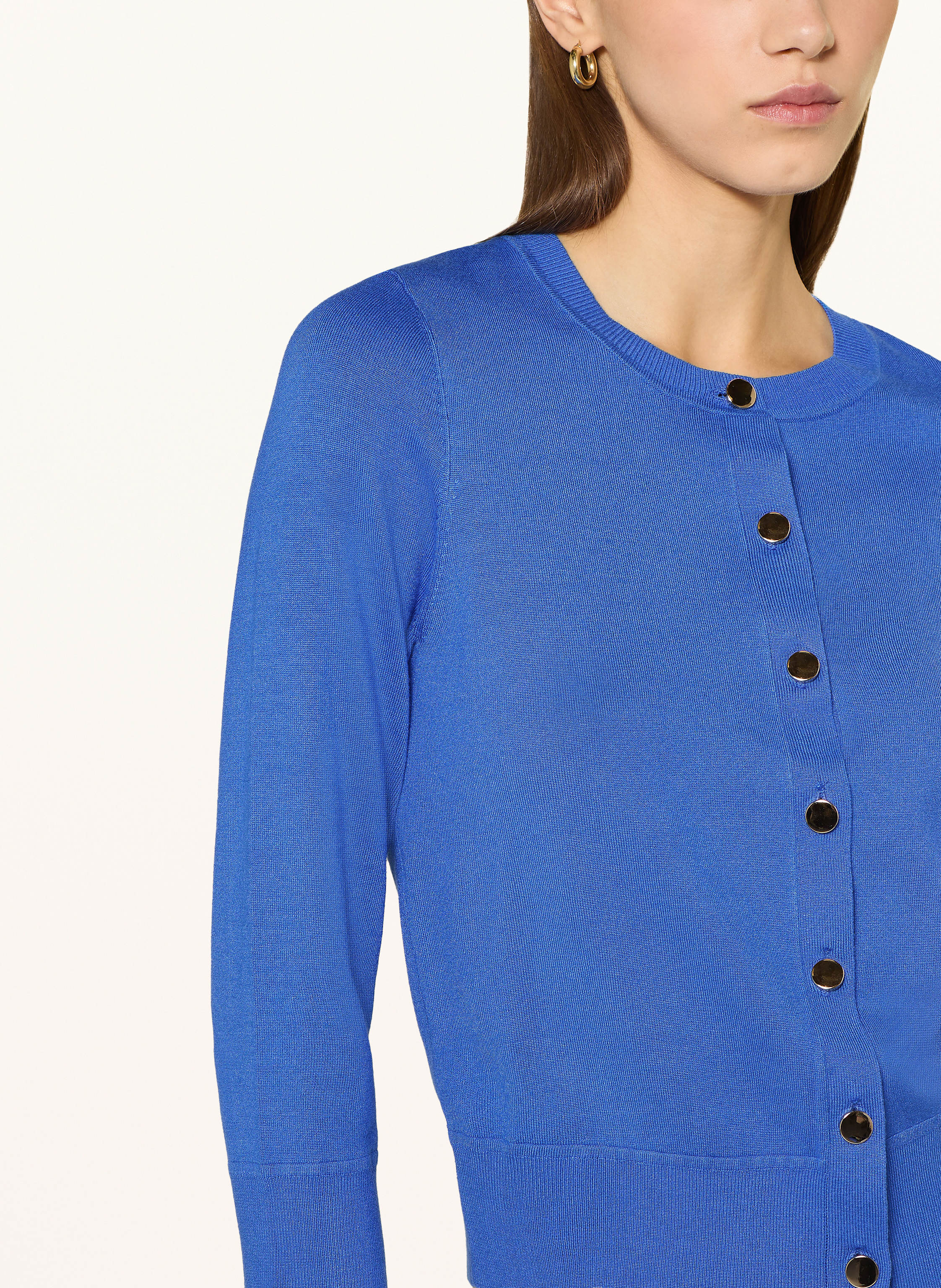 Thumbnail - Phase Eight Strickjacke Robin Mit 3/4-Arm blau