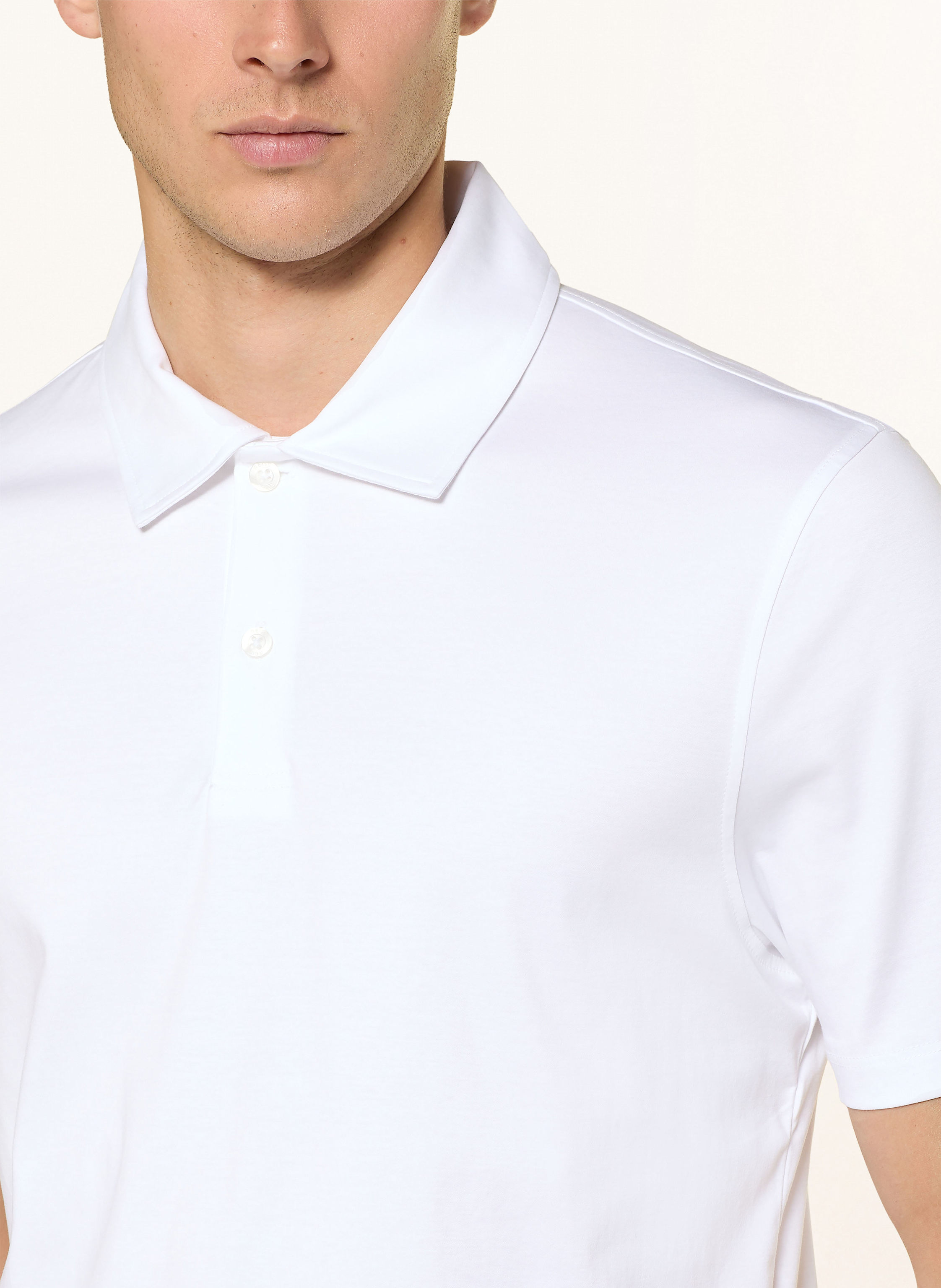 Thumbnail - Reiss Jersey-Poloshirt Earl Regular Fit weiss