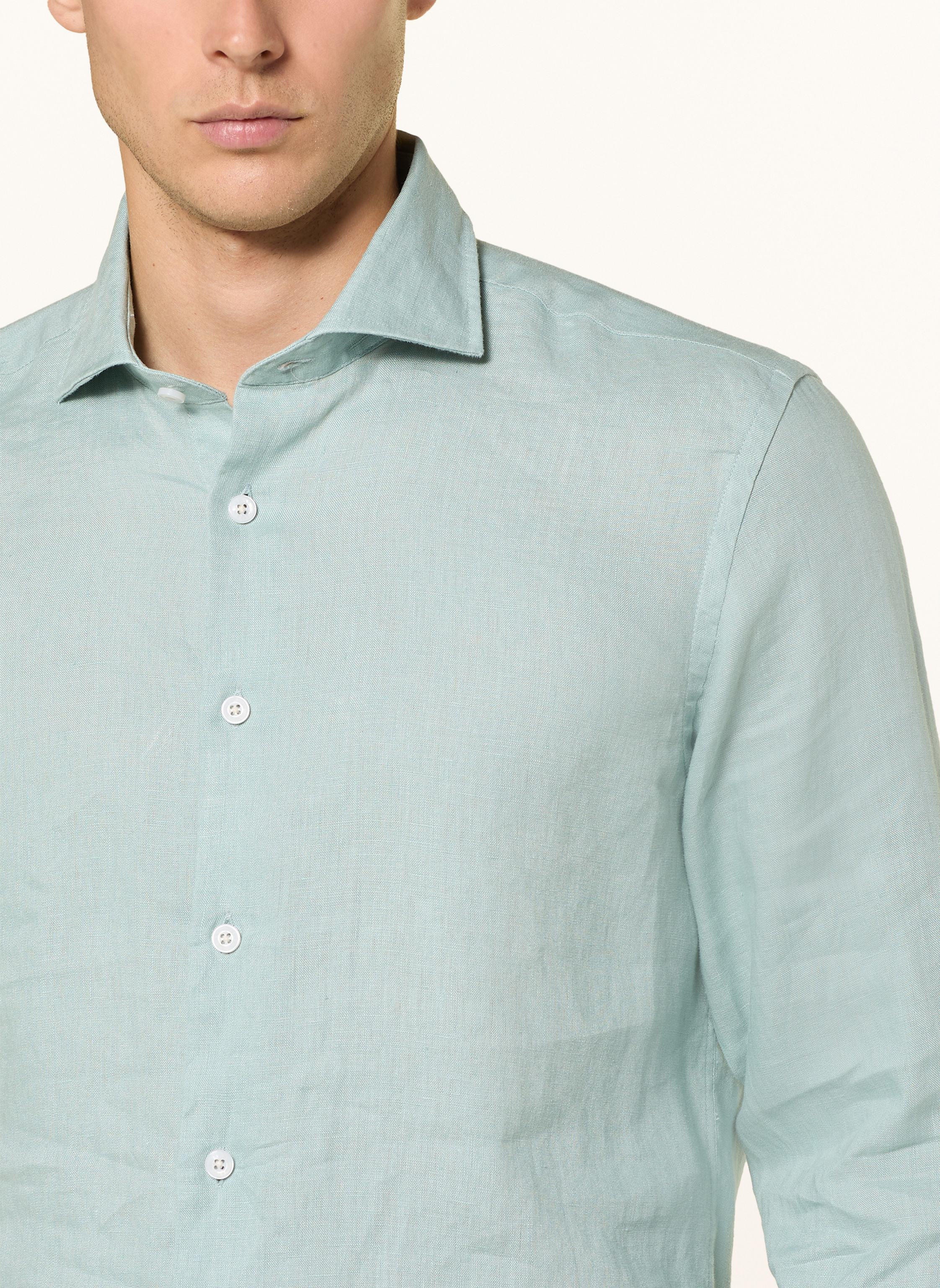 Thumbnail - Reiss Leinenhemd Ruban Regular Fit gruen