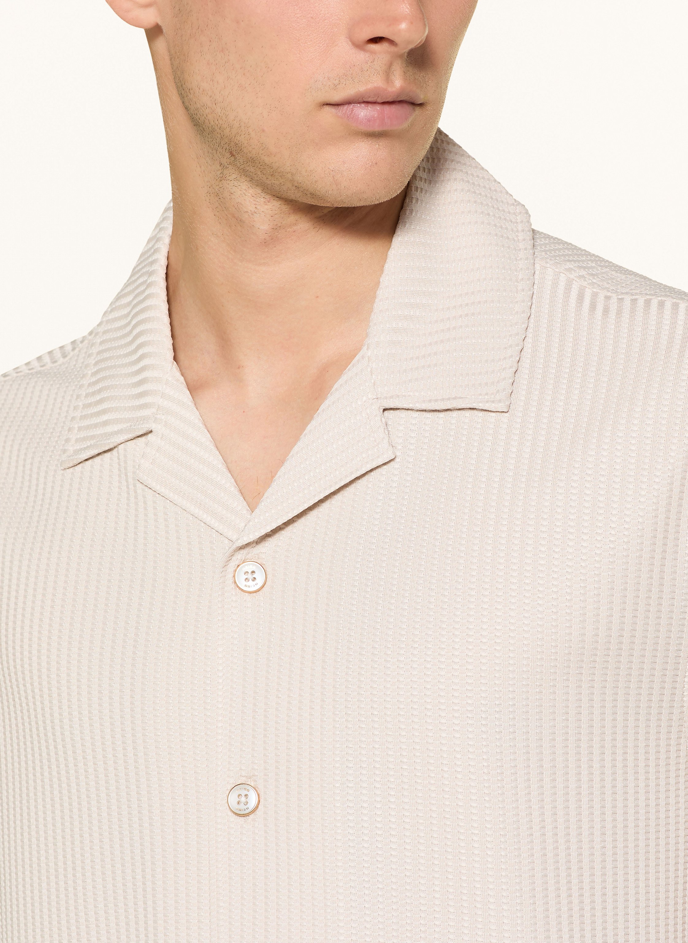 Thumbnail - Reiss Resorthemd Warwick Classic Fit beige