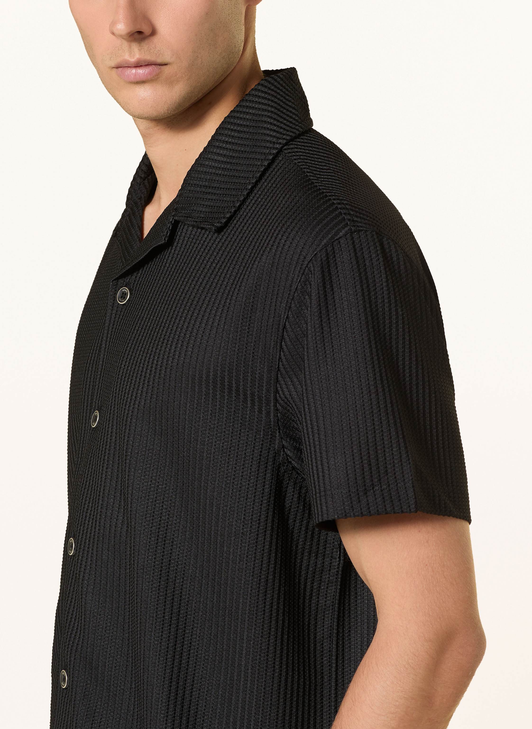 Thumbnail - Reiss Resorthemd Warwick Classic Fit schwarz