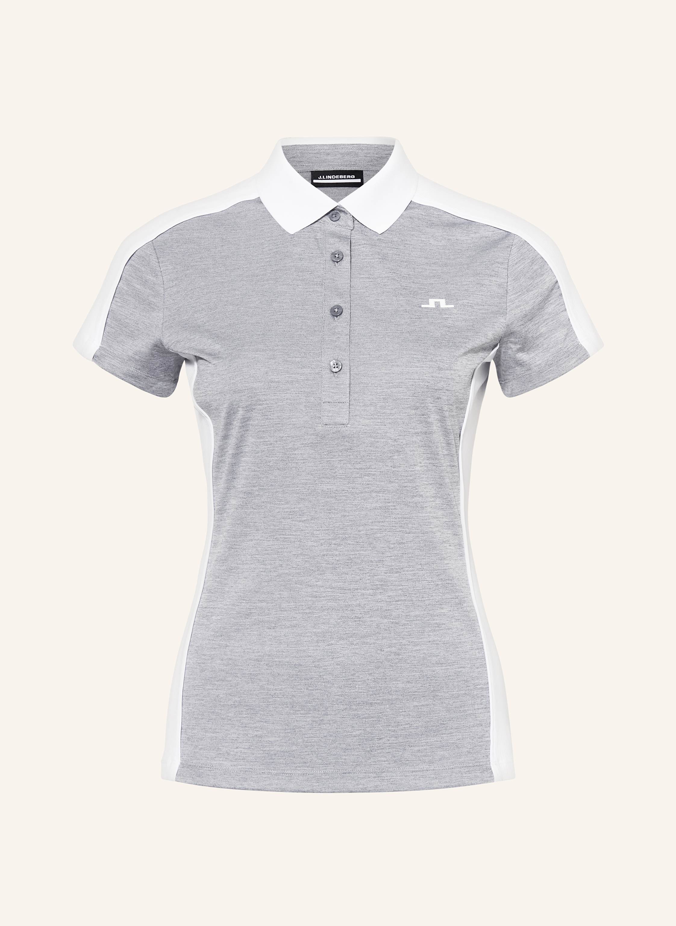J.Lindeberg Funktions-Poloshirt grau